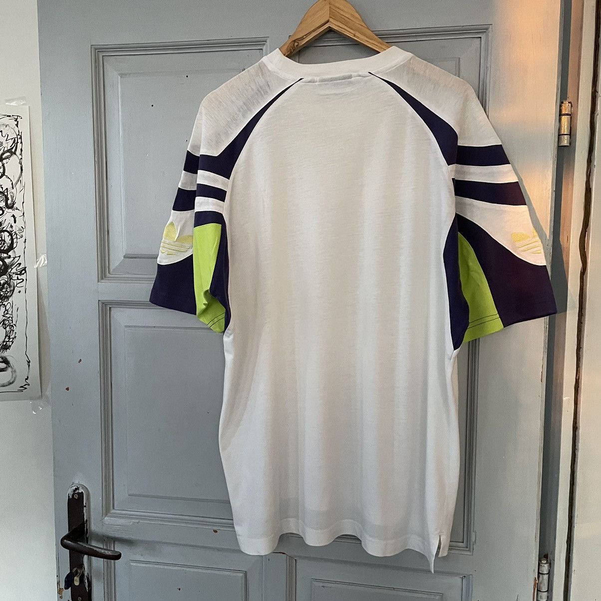 Adidas × Vintage Vintage 1990s Adidas t-shirt retro style y2k opium Size US XL / EU 56 / 4 - 5 Thumbnail