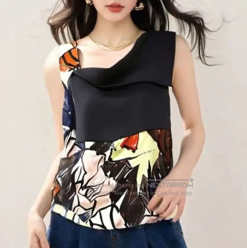 Dior Multicolor Silk Short Sleeve Summer Shirt .