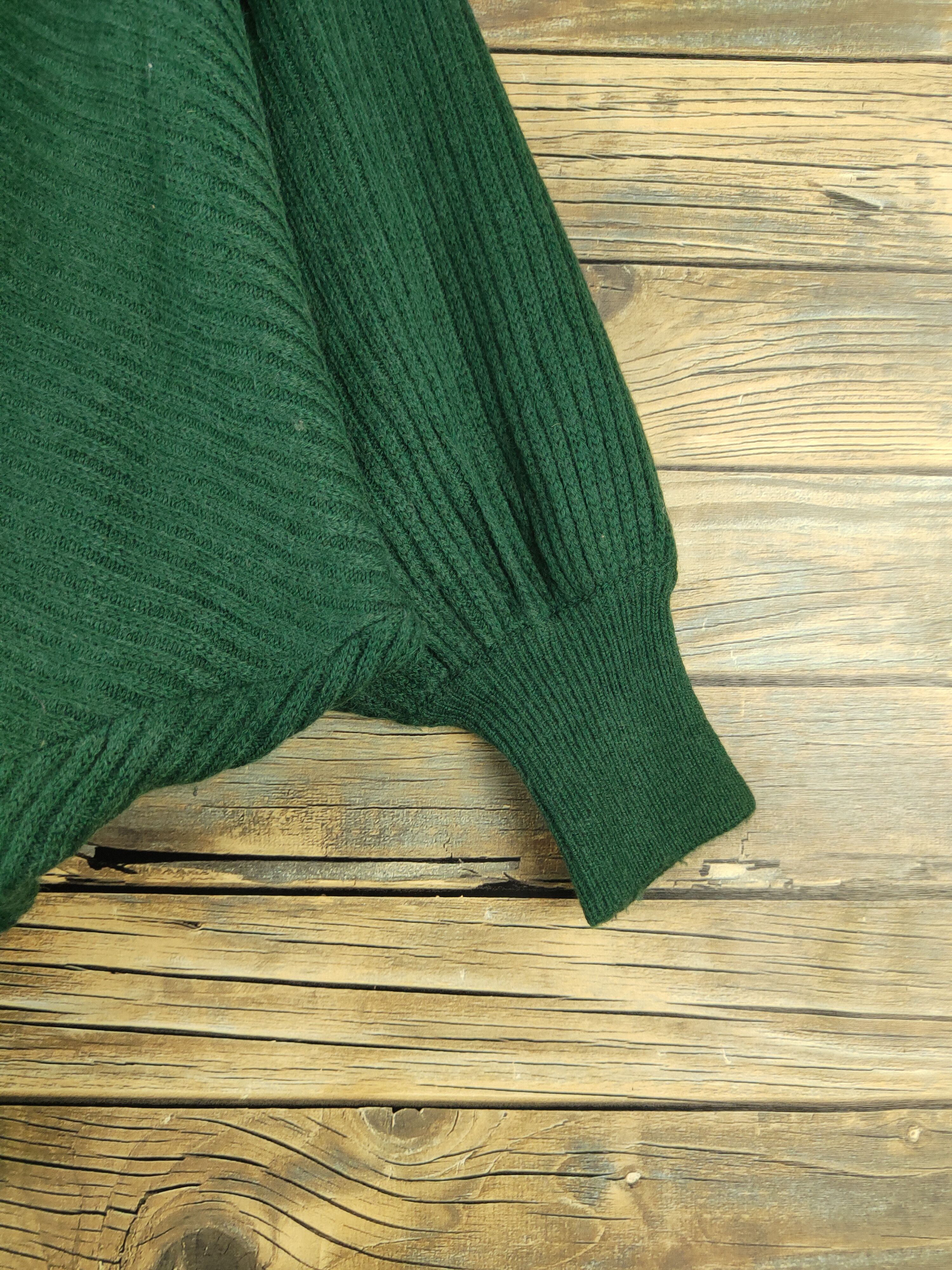 Vintage Gerbee vintage Green Knitwear Cardigan #W2108 Size M / US 6-8 / IT 42-44 - 7 Thumbnail