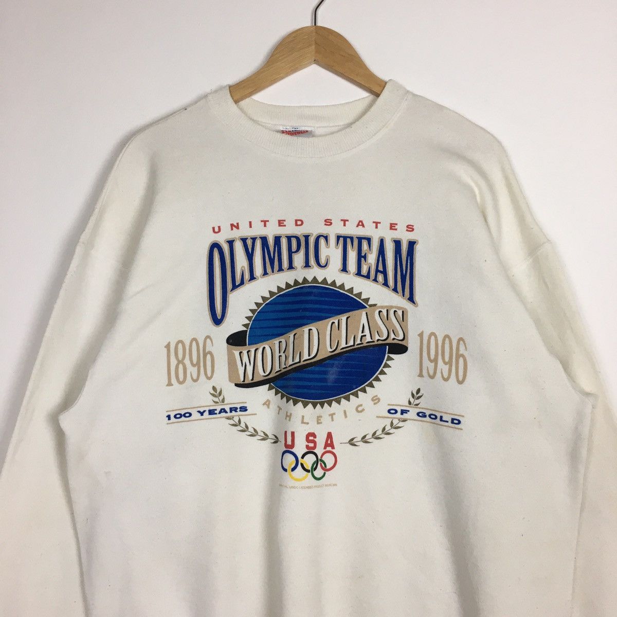 Hanes Vintage 1996 USA Olympic Team World Class Size US L / EU 52-54 / 3 - 4 Thumbnail