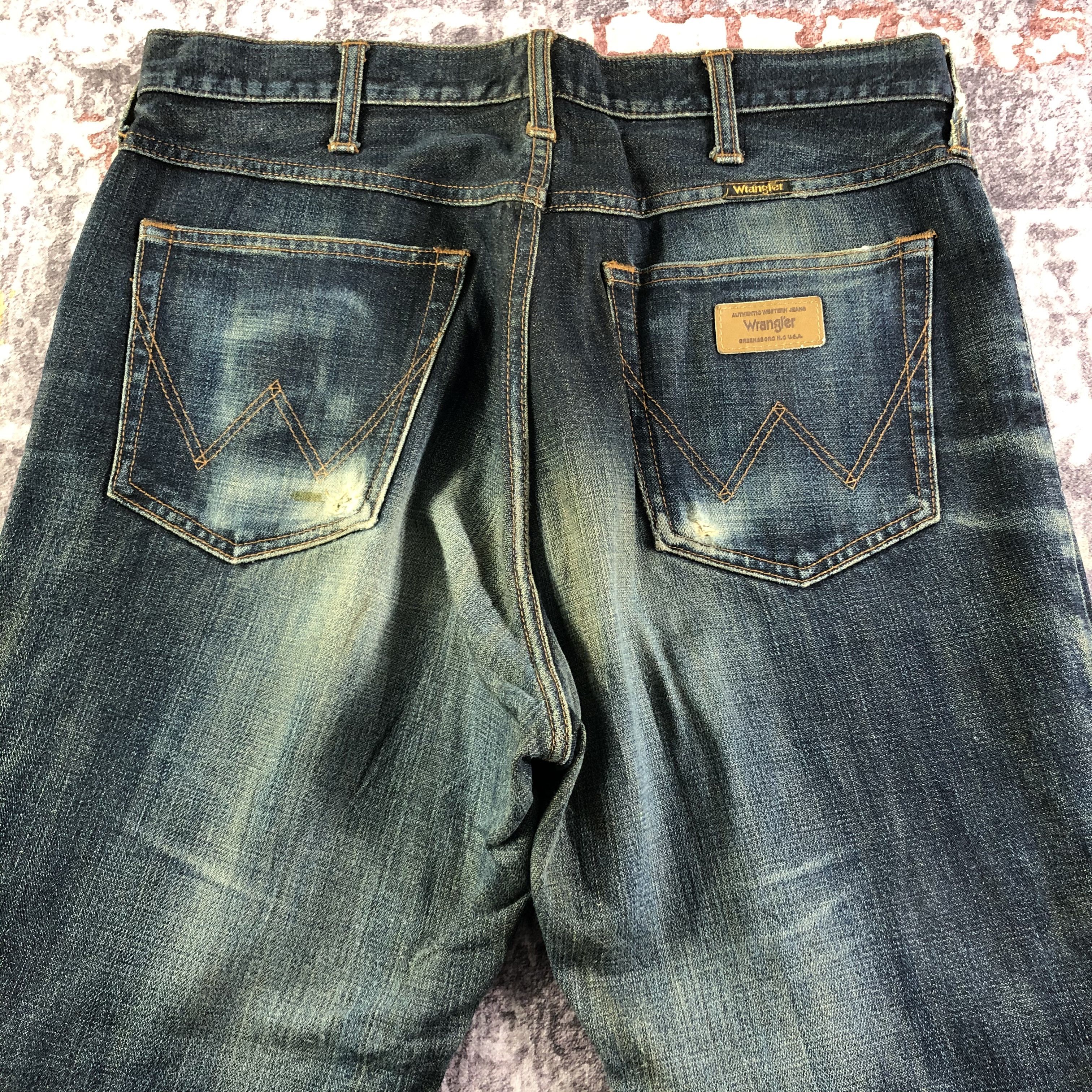 Vintage × Wrangler Vintage Blue Wash Wrangler Jeans-JM3243 Size US 34 / EU 50 - 5 Thumbnail