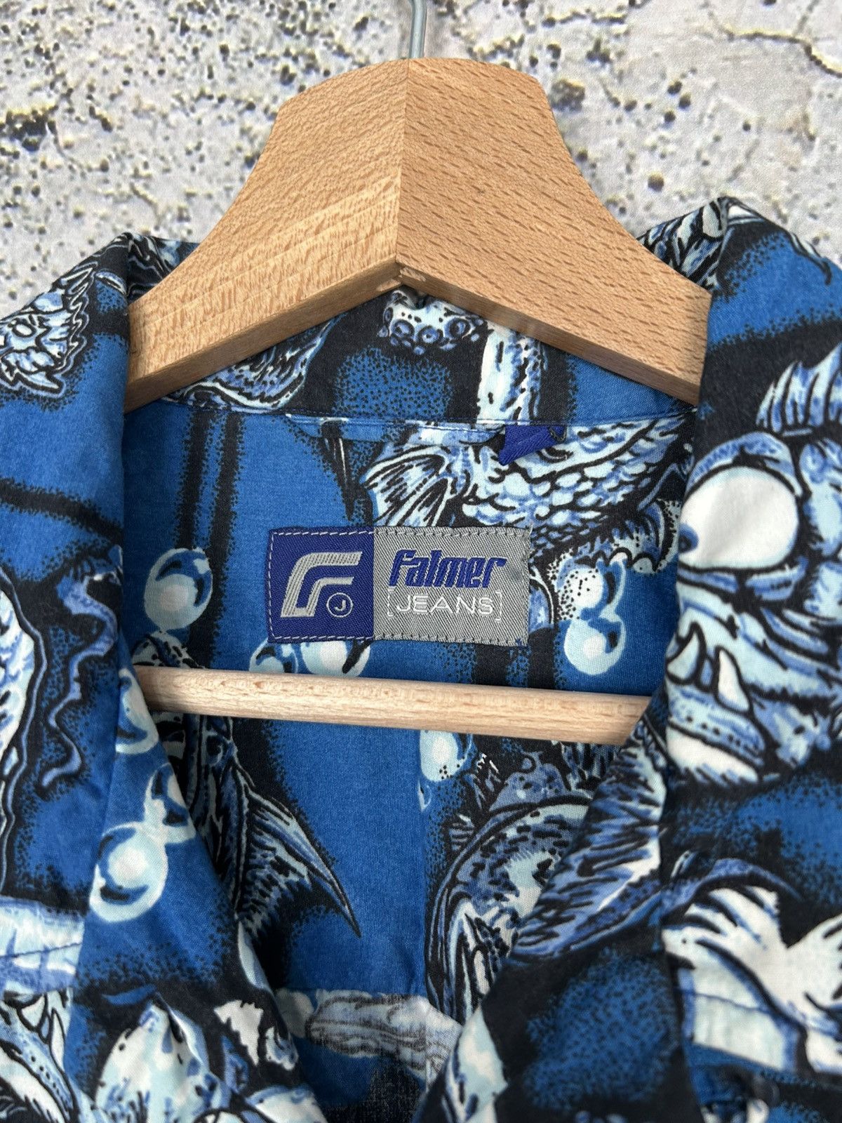 Vintage Vintage Fish Rap Baggy Shirt Y2K Hip Hop Skate Streetwear Size US L / EU 52-54 / 3 - 6 Thumbnail
