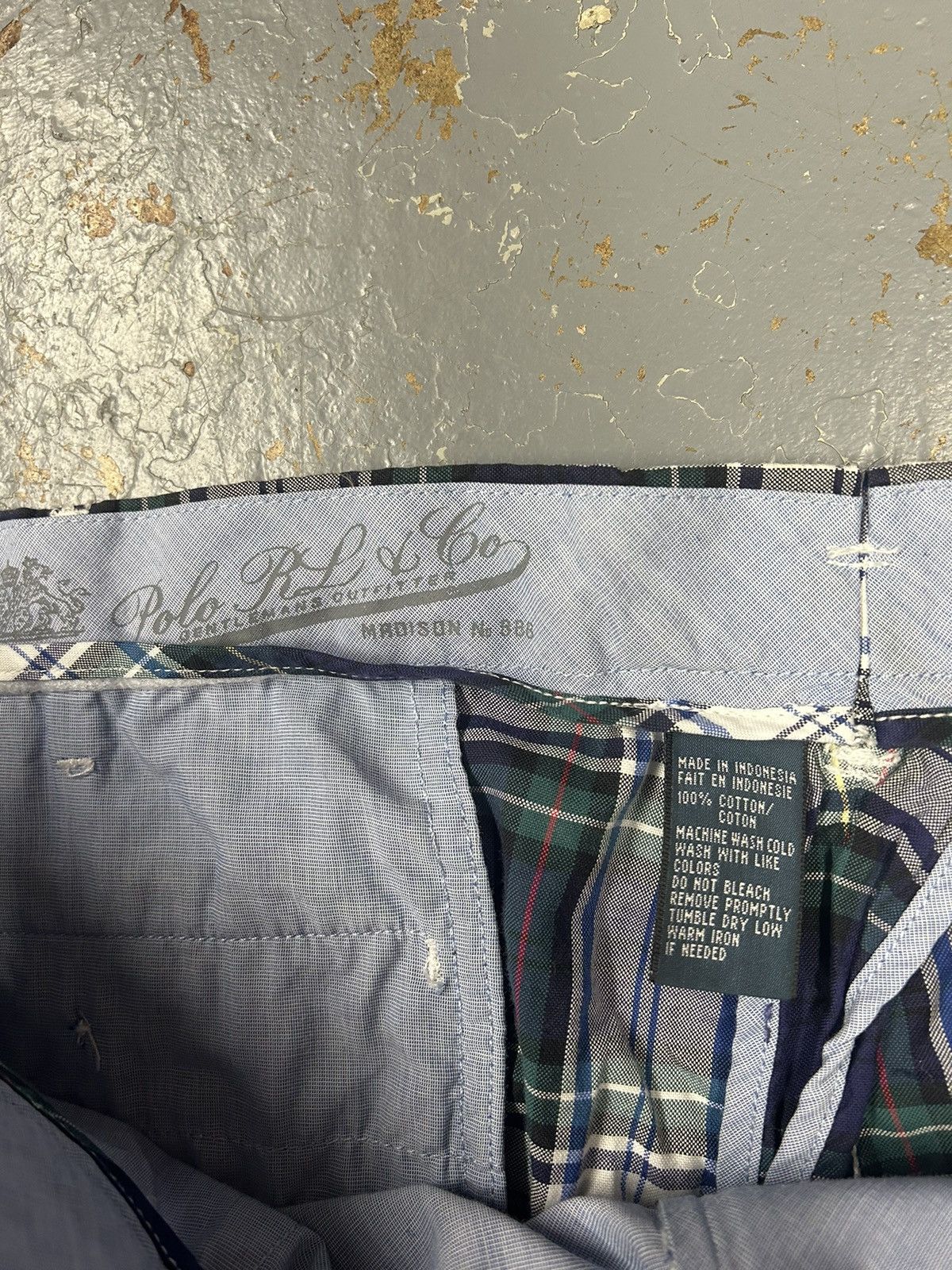 Polo Ralph Lauren × Vintage Crazy Vintage y2k Checkered Polo Ralph Lauren Casual Shorts Size US 40 / EU 56 - 3 Thumbnail
