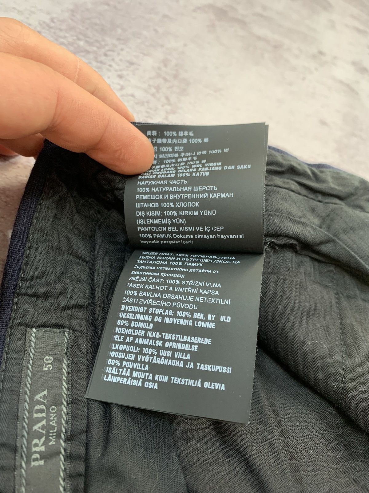 Prada PRADA VIRGIN WOOL PANTS A/W 2019 Size US 34 / EU 50 - 15 Thumbnail