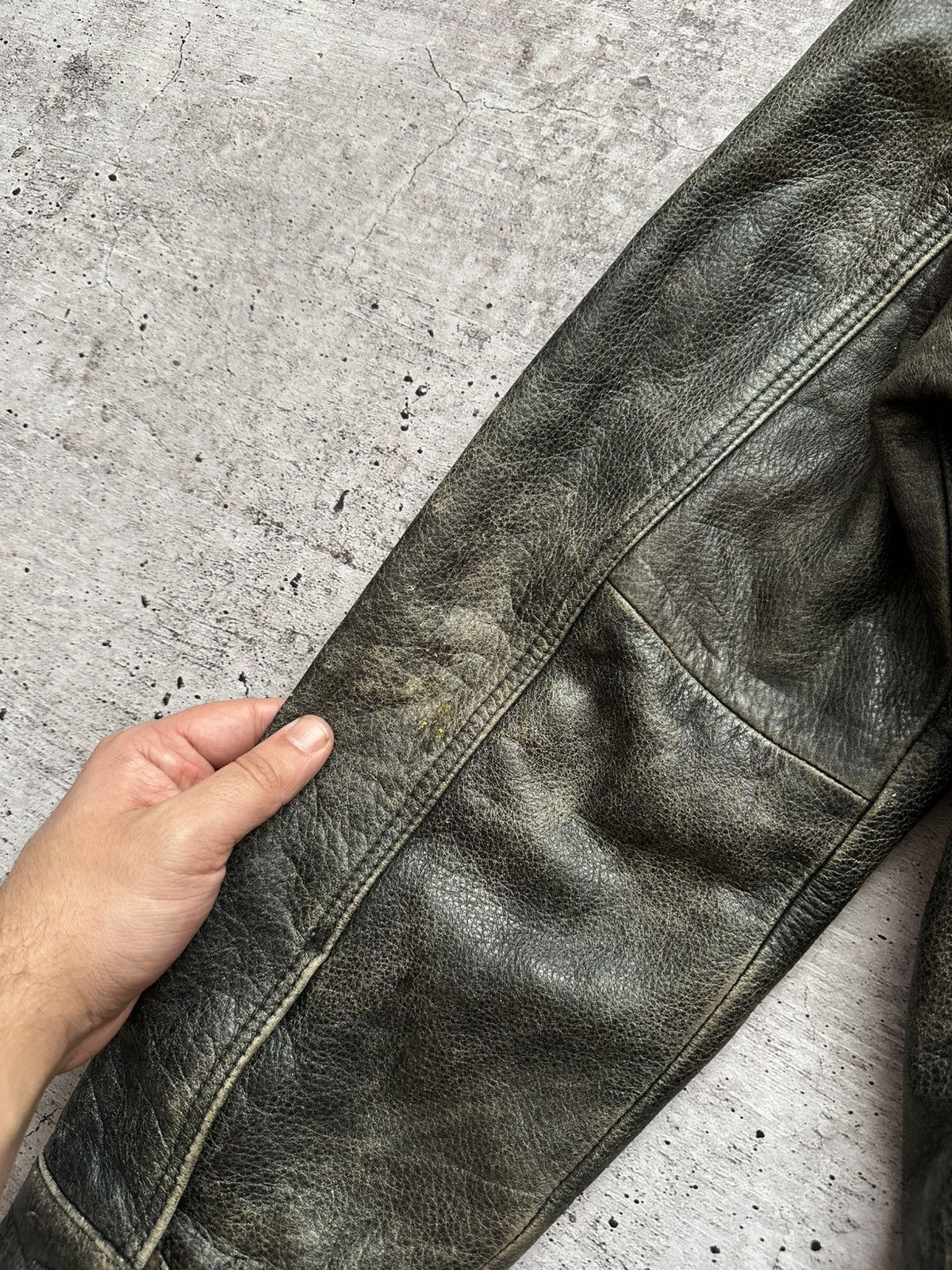Gap Vintage Gap Distressed Sherpa Leather Coat Size US M / EU 48-50 / 2 - 18 Thumbnail