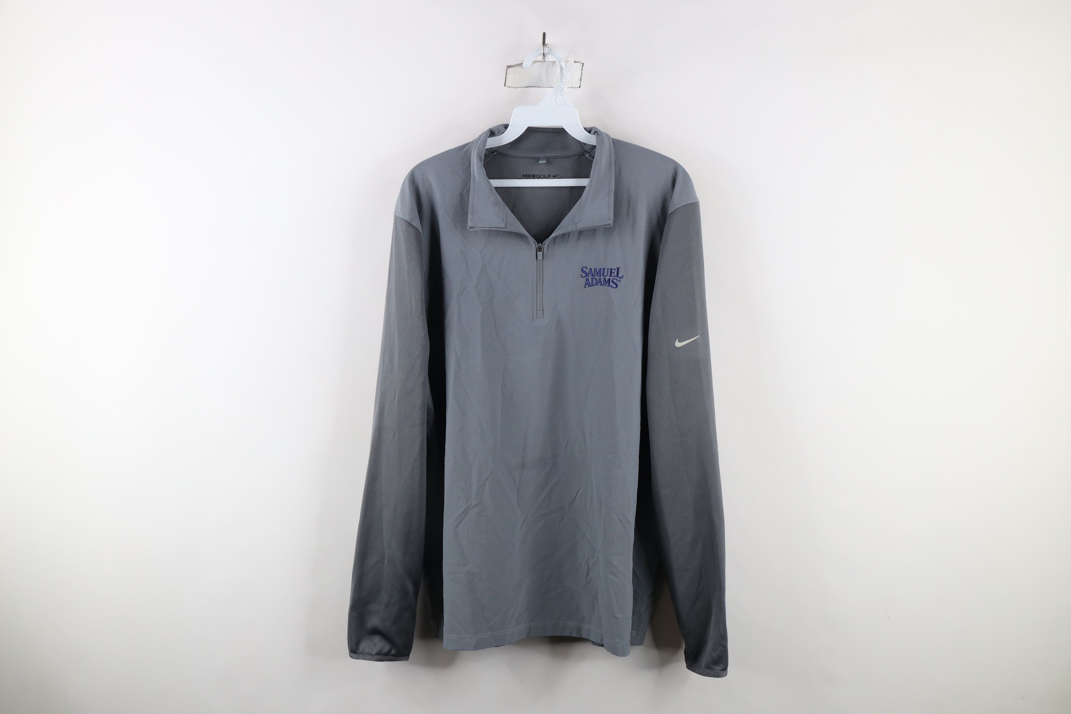 Nike × Vintage Nike Golf Samuel Adams Beer Half Zip Pullover Jacket Top Size US M / EU 48-50 / 2 - 1 Thumbnail