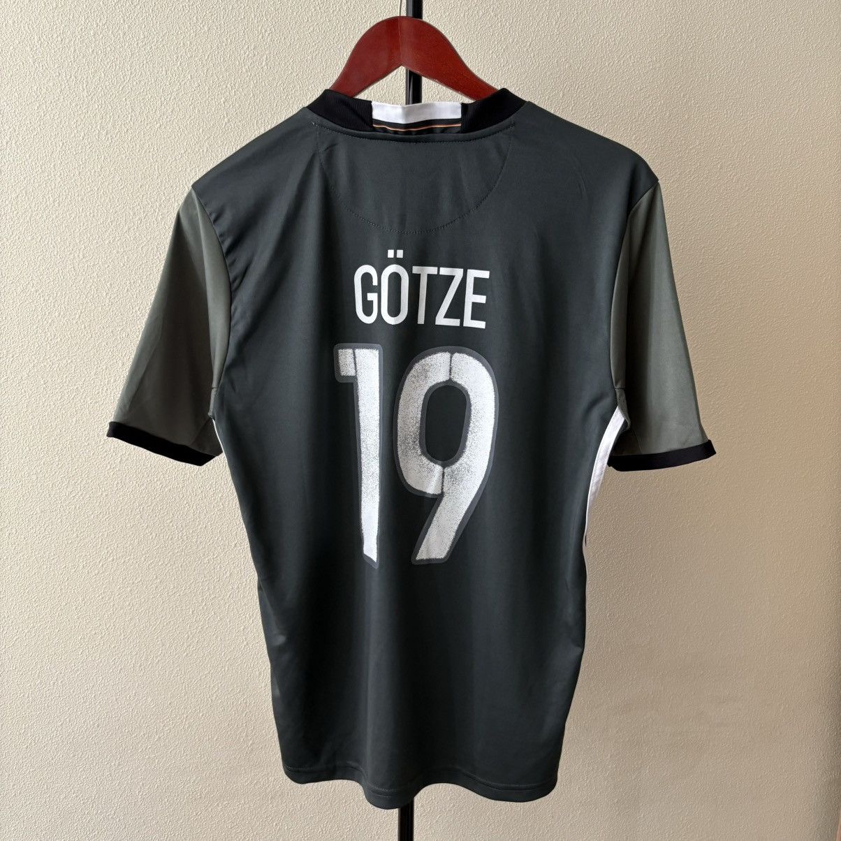Vintage Germany Adidas #19 Gotze 2014 World Cup Jersey Blokcore Size US S / EU 44-46 / 1 - 2 Thumbnail