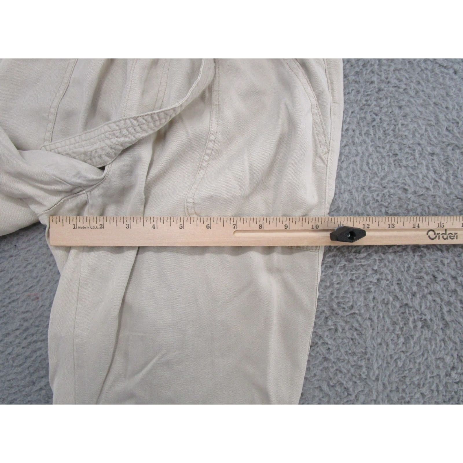 Nicole Miller Nicole Miller Women's Jogger Pants 100% Lyocell Size Small Beige Lyocell Jogger Pants Womens Short/Regular Fit Relaxed Size 28" / US 6 / IT 42 - 7 Thumbnail
