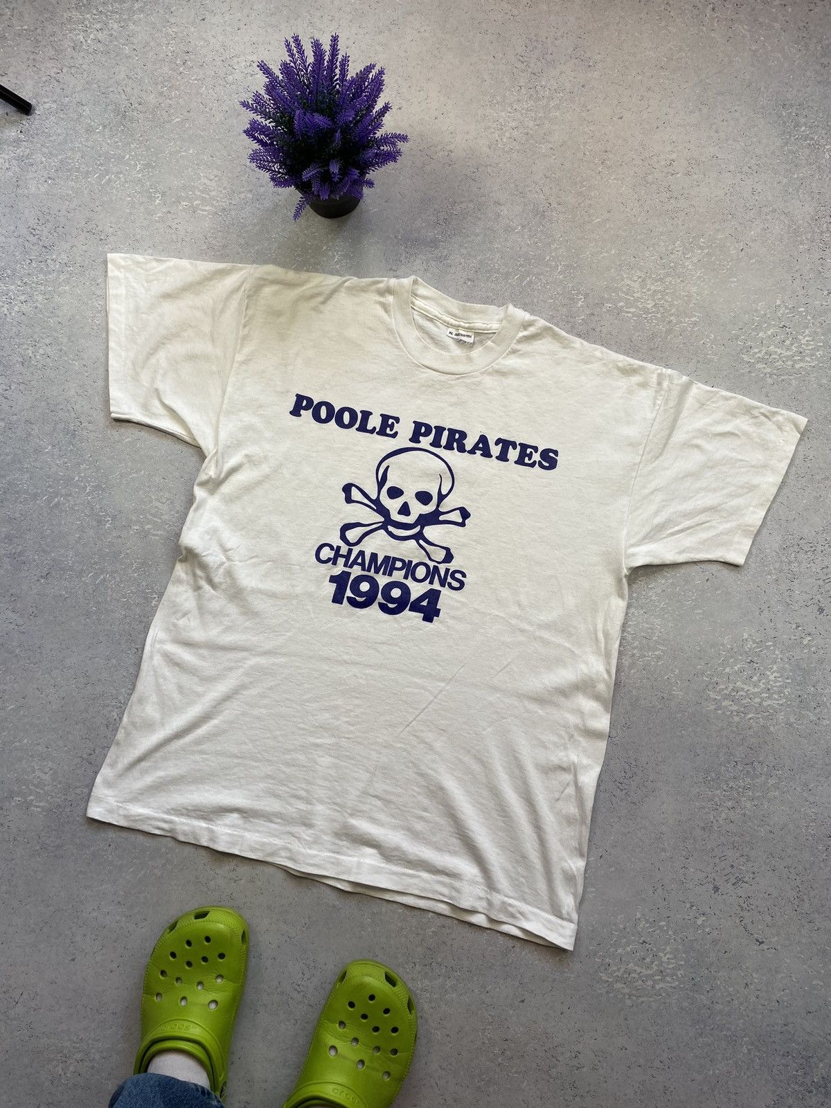 Japanese Brand × Vintage Vintage Poole Pirates Champions 1994 T-Shirt Size XL Size US XL / EU 56 / 4 - 1 Thumbnail