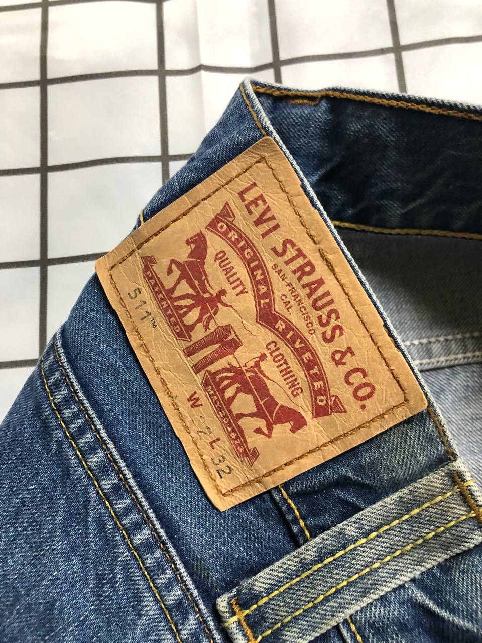 Levi's Vintage Levi's 511 Jeans Men's Original Button Fly Tab Size US 32 / EU 48 - 15 Thumbnail
