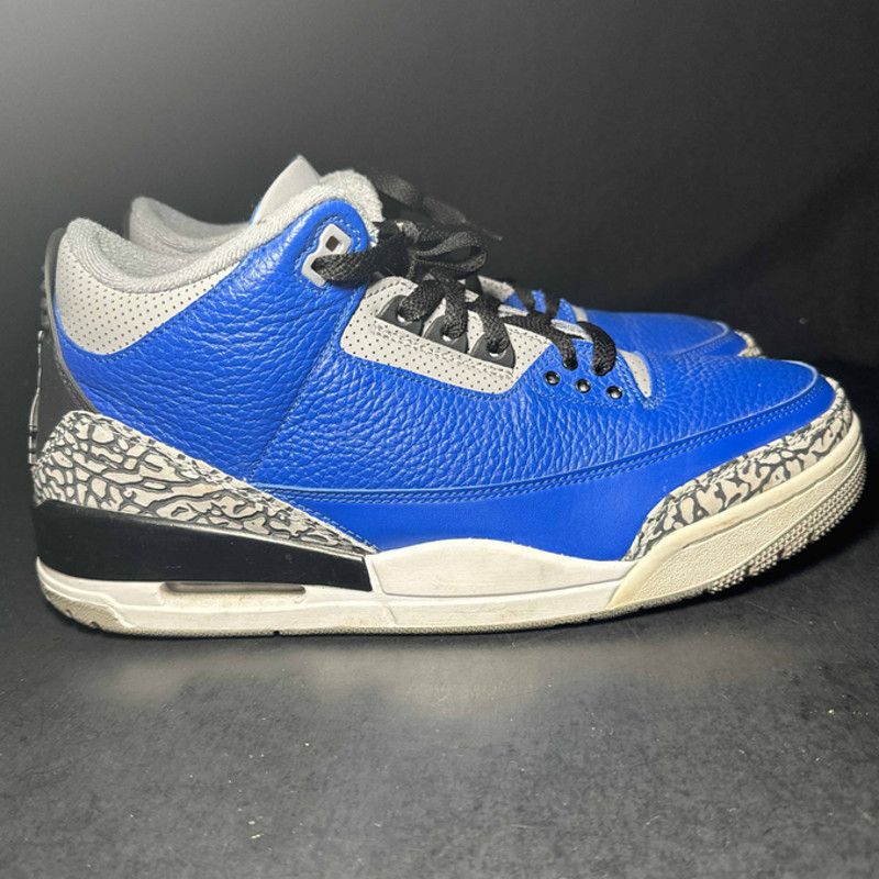 image of Air Jordan 3 Retro 'varsity Royal' 2020 Shoe Size 12 in Blue, Men's