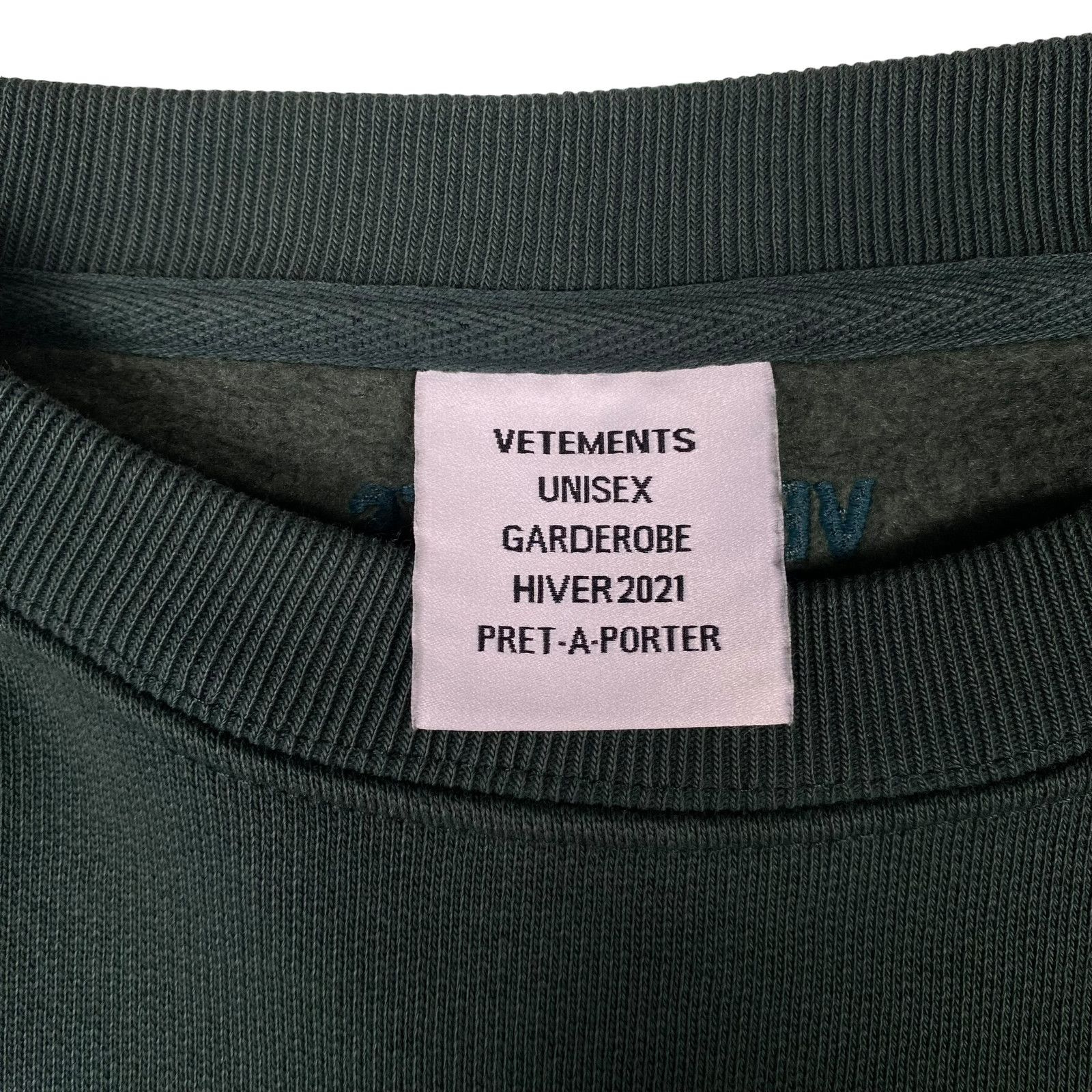 Vetements Vetements Green Polizei Crewneck Size US M / EU 48-50 / 2 - 8 Thumbnail