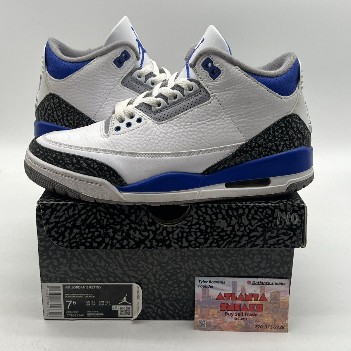 Jordan Brand Air Jordan 3 racer blue | Grailed