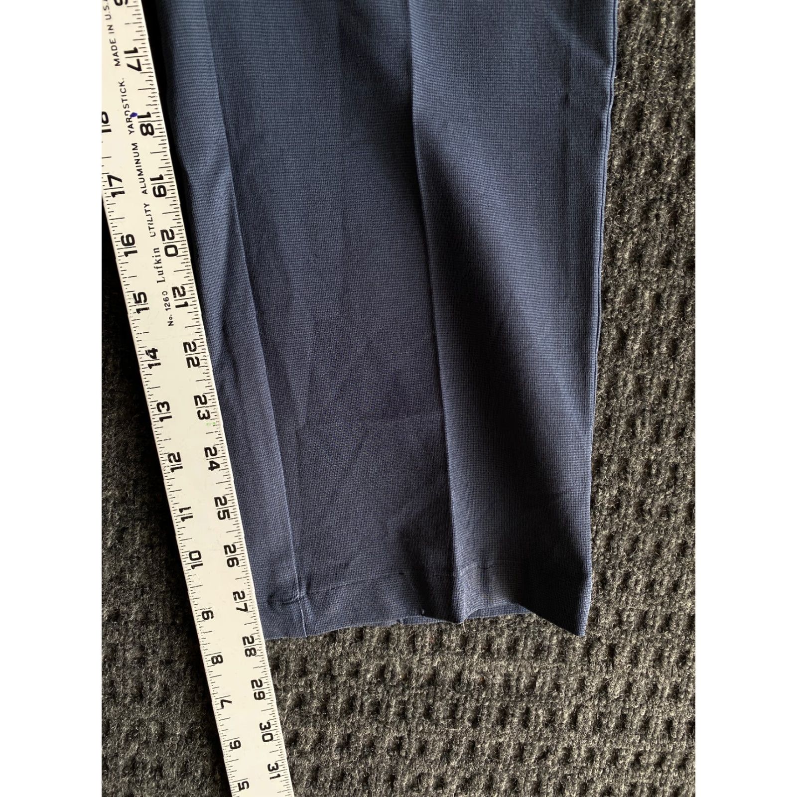 Vintage Greg Norman Mens Golf Pants Slacks Chino Navy Blue 34 x 30 Stretch Regular 5-Pocket Design Size US 34 / EU 50 - 6 Thumbnail