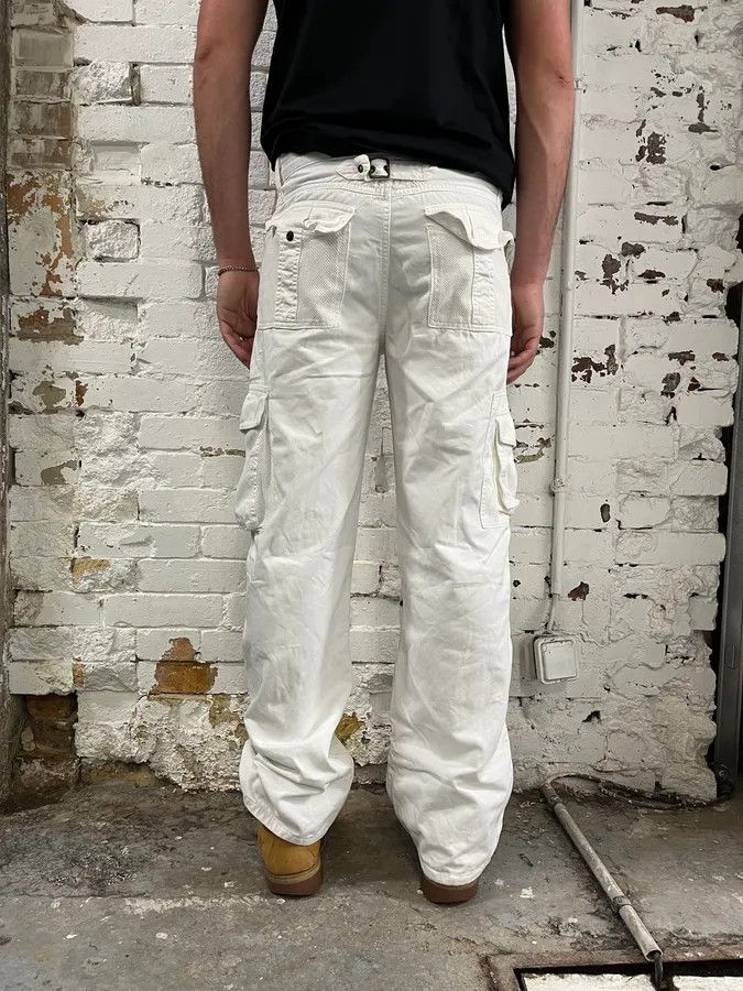 Dolce & Gabbana SS2003 Dolce & Gabbana White Multi Pockets Cargo Pants Size US 34 / EU 50 - 4 Thumbnail