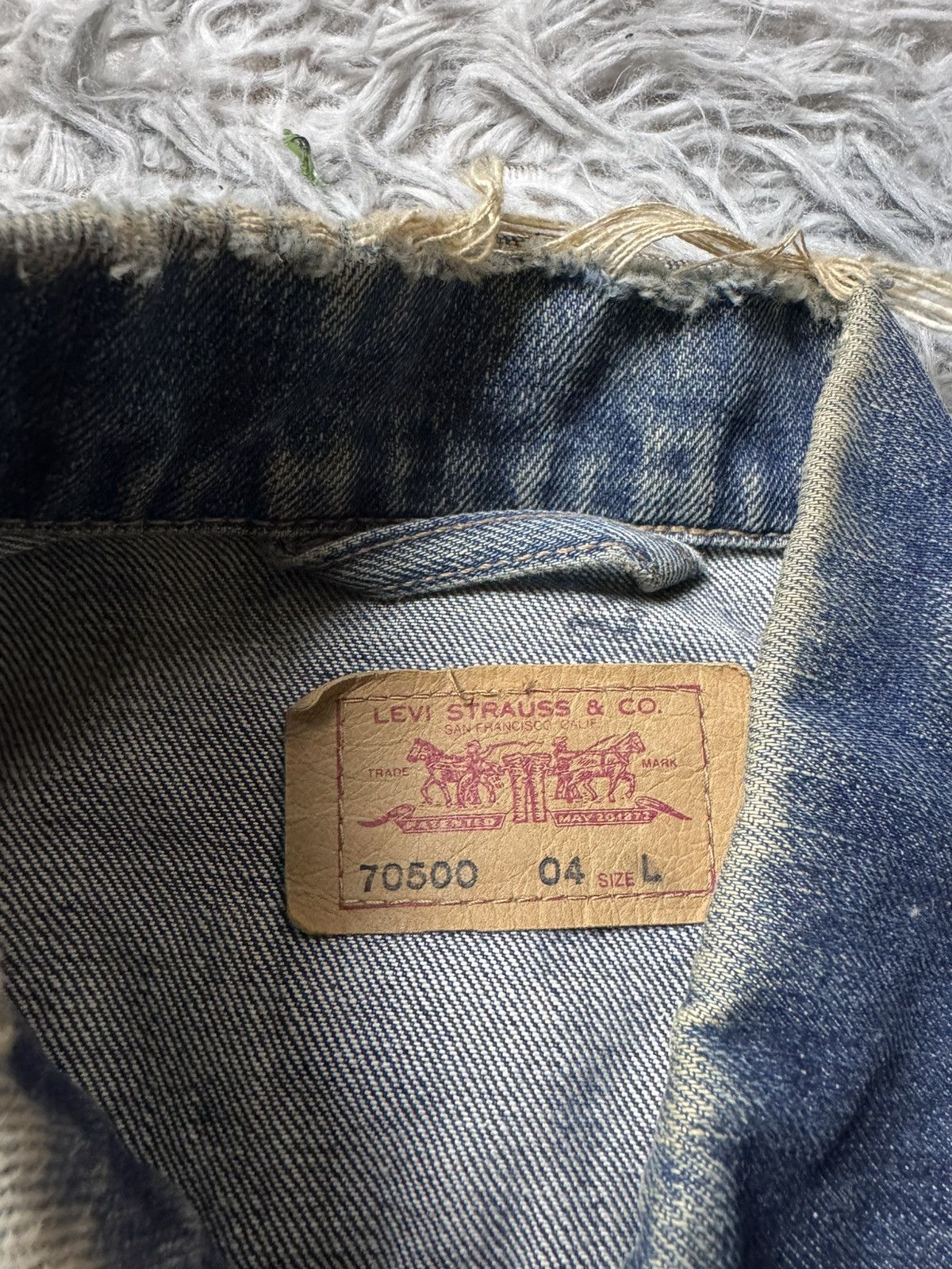 Levi's Vintage Clothing Vintage Levis Trucker Size US L / EU 52-54 / 3 - 2 Thumbnail