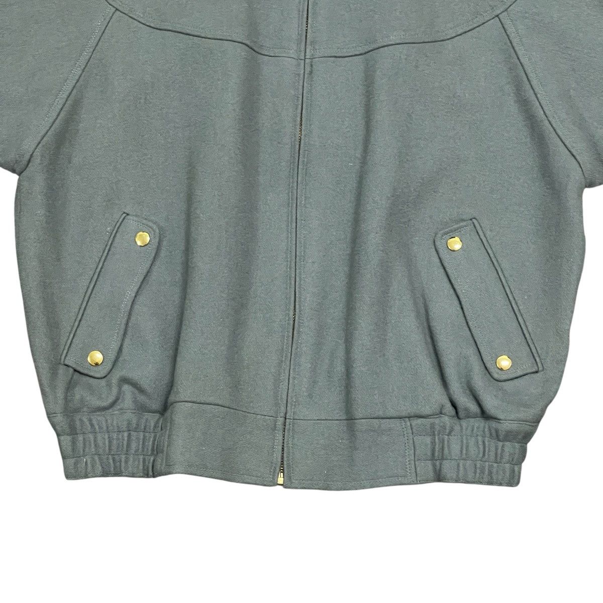 Givenchy Vintage 90s Givenchy Play Grey Wool Blouson Bomber Jacket Size US M / EU 48-50 / 2 - 9 Thumbnail
