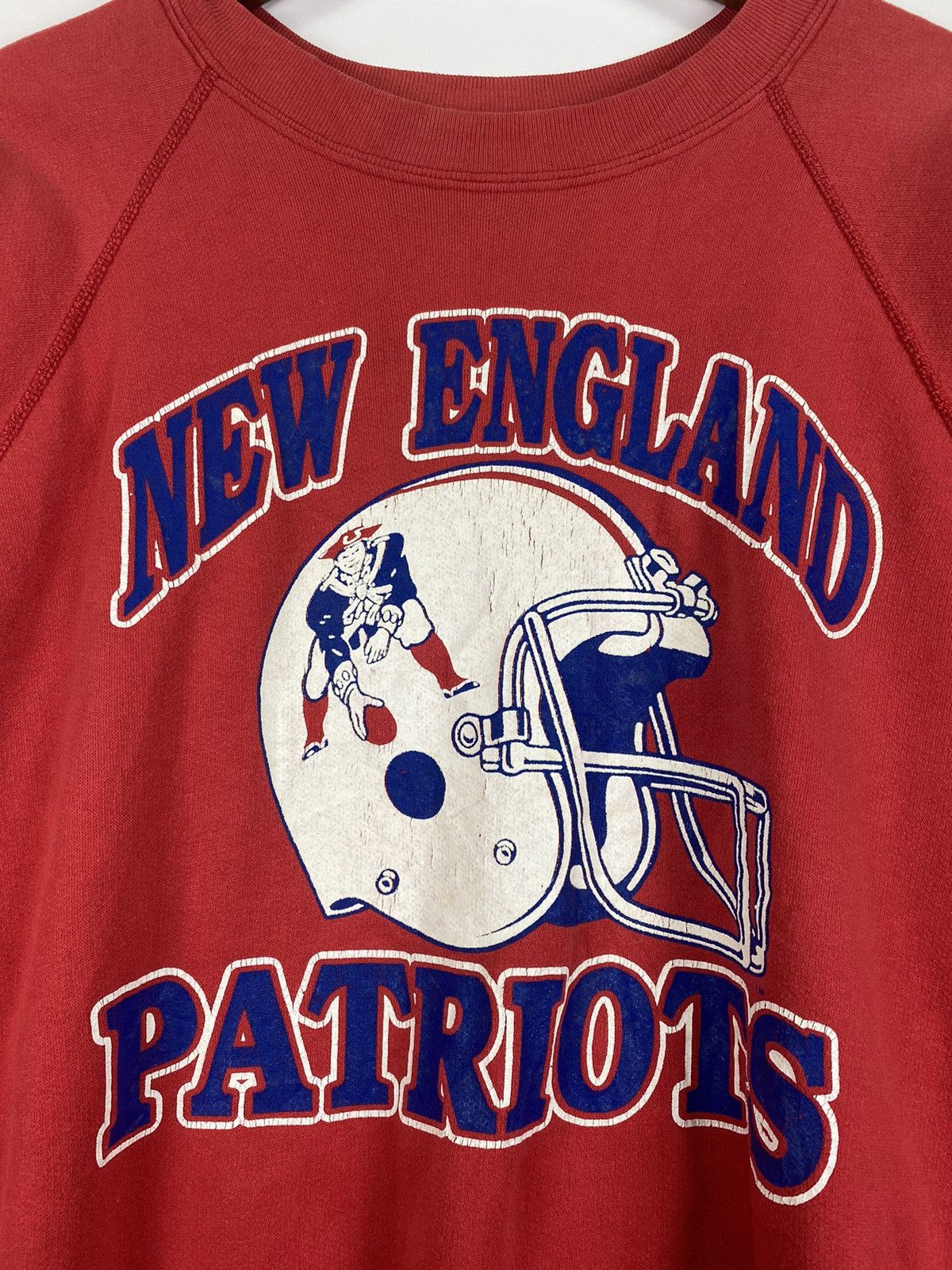 NFL × Vintage Vintage 80’s New England Patriots sweatshirt Size US L / EU 52-54 / 3 - 8 Thumbnail