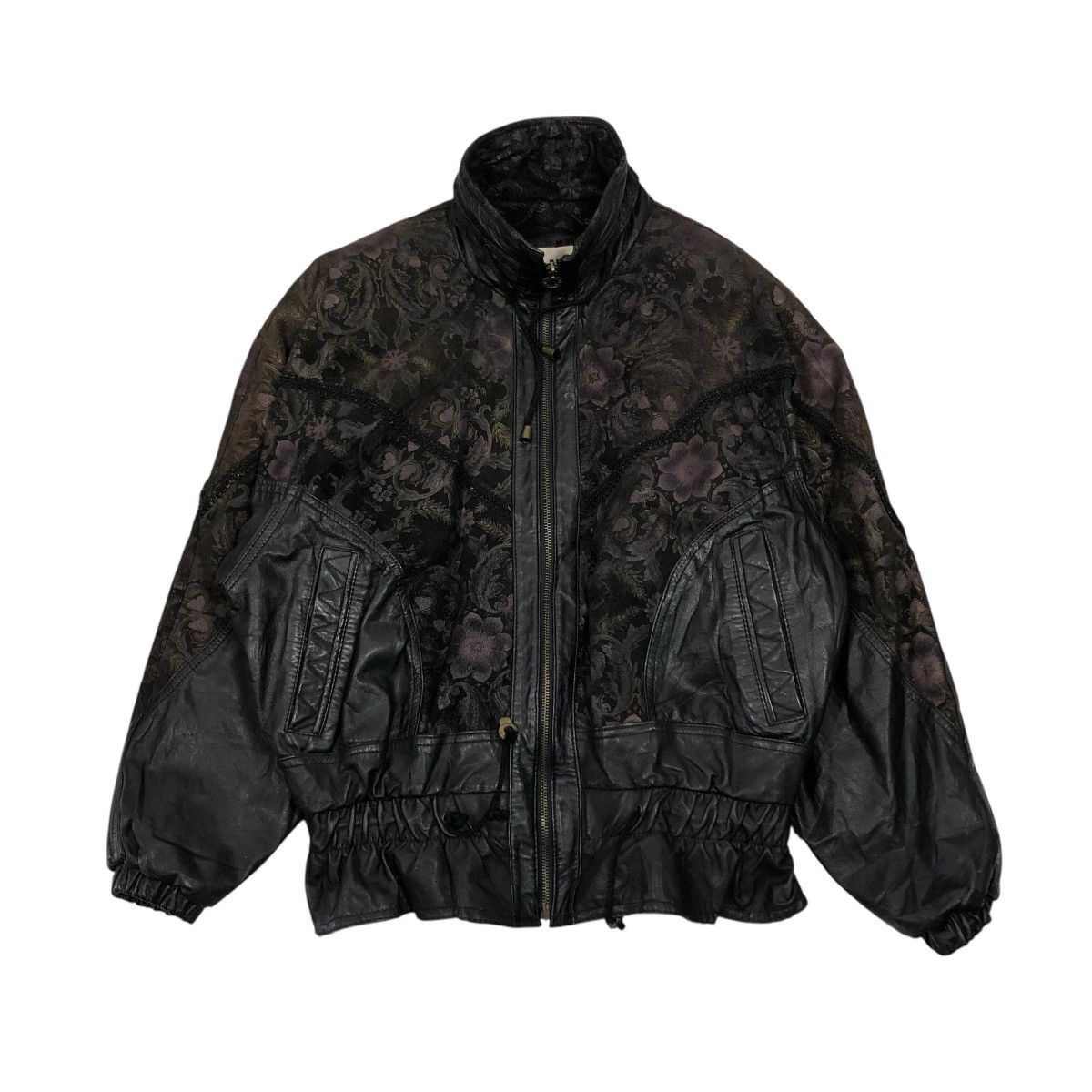Japanese Brand 🔥VINTAGE BIKER LEATHER JACKET CHIA ISSEY MIYAKE Size US M / EU 48-50 / 2 - 1 Thumbnail