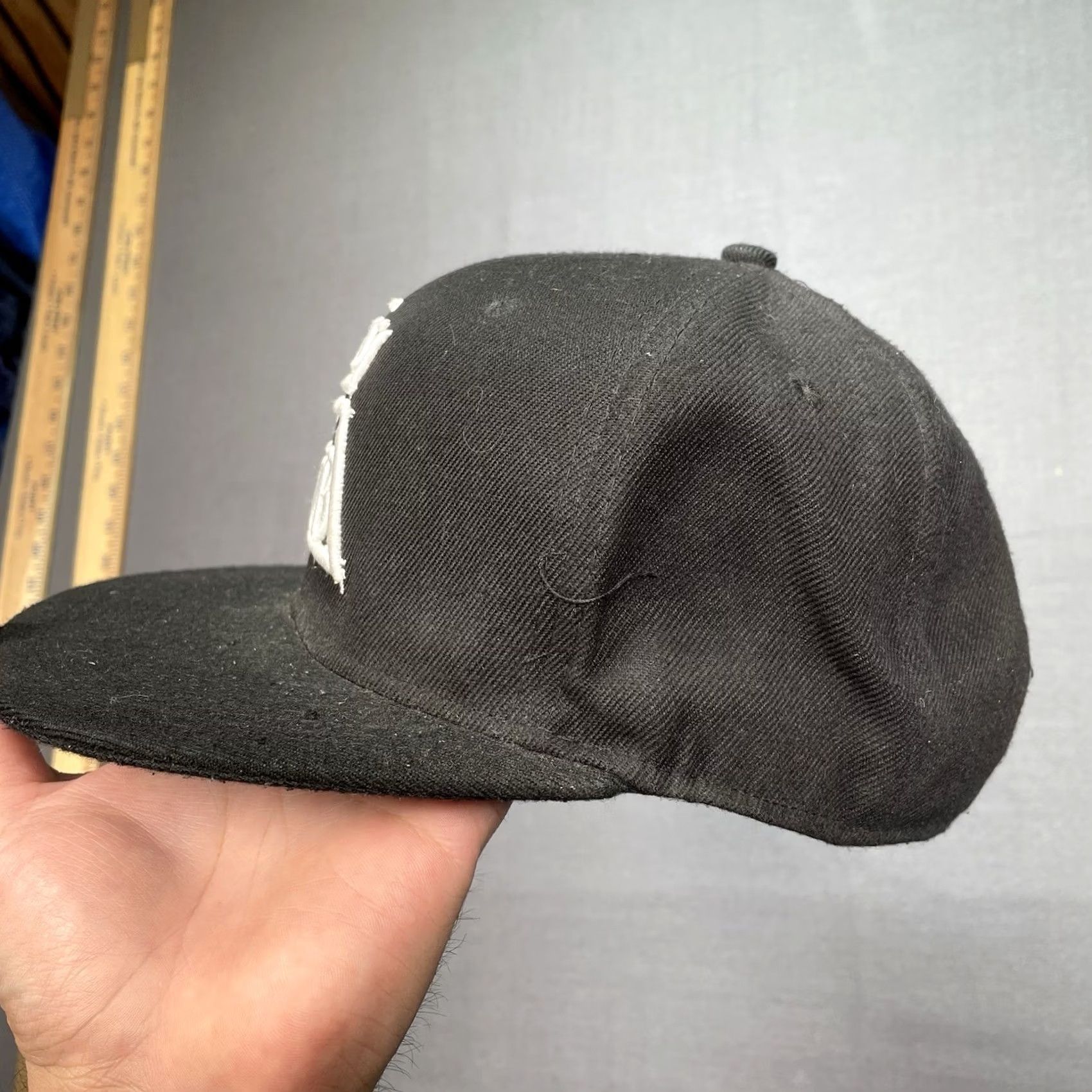 Vintage Fall Out Boy Fall Out Hat One Size Adjustable Black Baseball Cap 2013 Tour FOB Size ONE SIZE - 3 Thumbnail