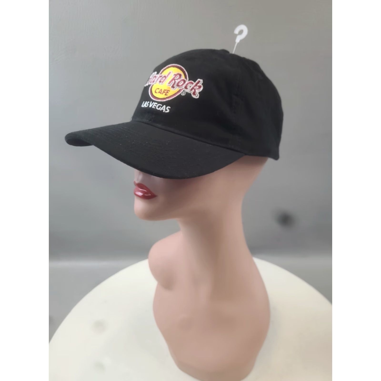 Hard Rock Cafe Hard Rock Cafe Los Vegas NV Hat Cap Black Adjustable Strapback New With Tags Size ONE SIZE - 5 Thumbnail