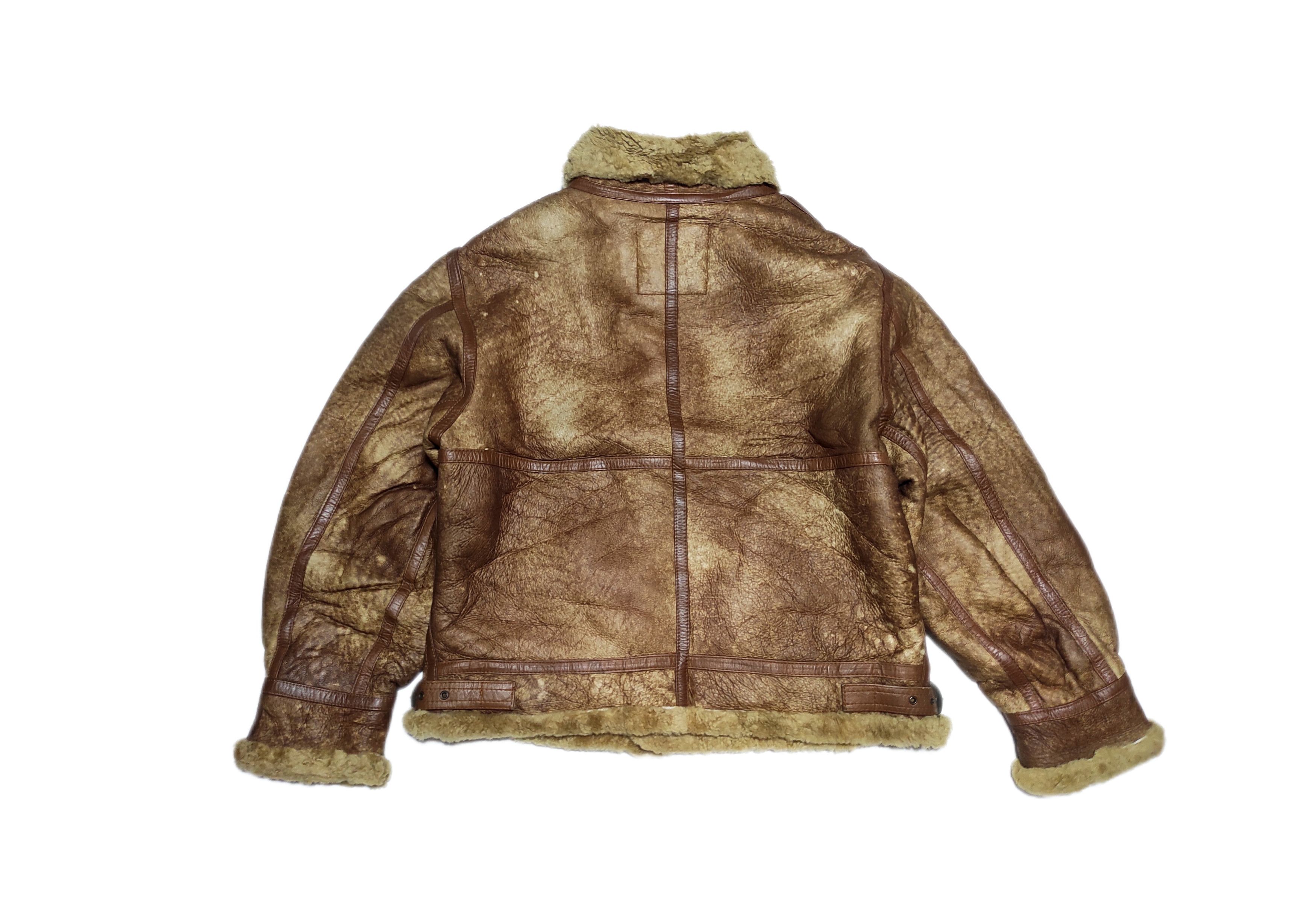 Japanese Brand Beautiful Shearling Bomber Jacket Type B-3 Australia Size US XL / EU 56 / 4 - 5 Thumbnail