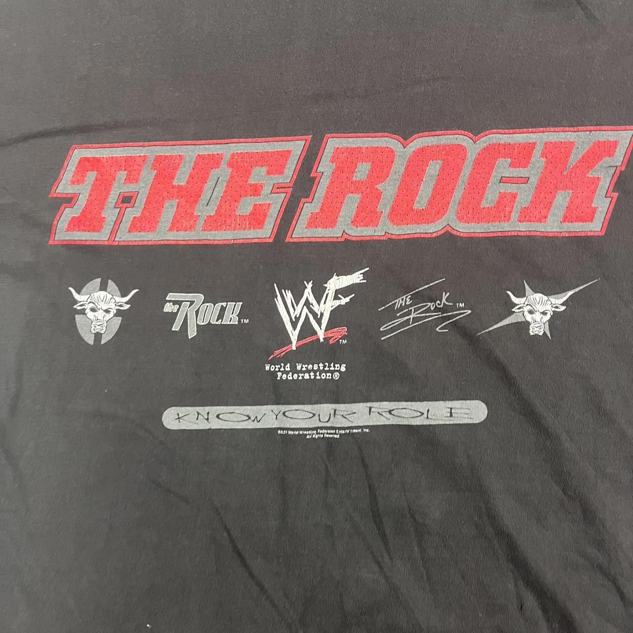 Designer 90s WWF The Rock shirt (flaw on collar) Size US M / EU 48-50 / 2 - 2 Thumbnail