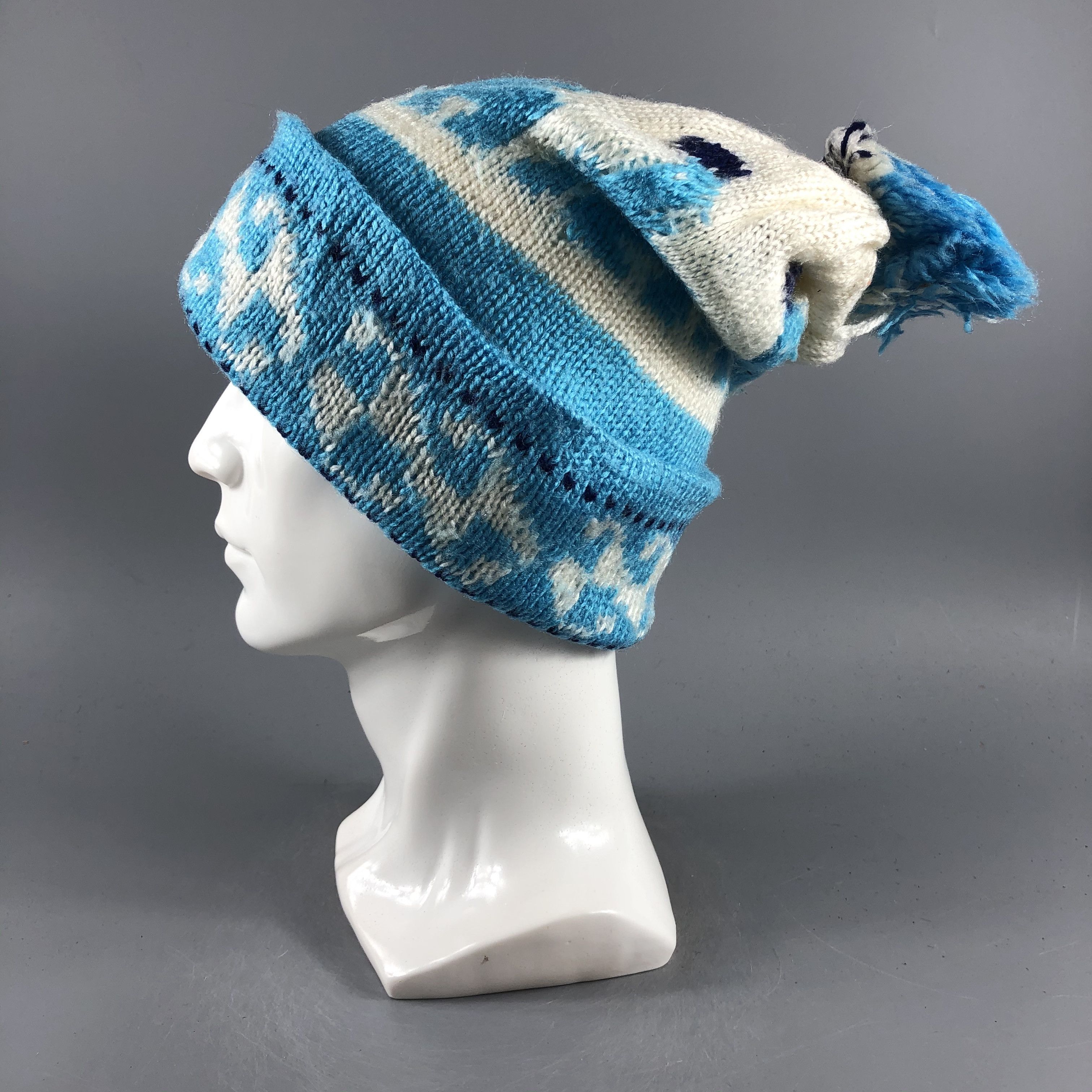 Japanese Brand × Vintage unknown Christmas Bobble Beanie Snow Hat Snow Cap -D491 Size ONE SIZE - 1 Thumbnail