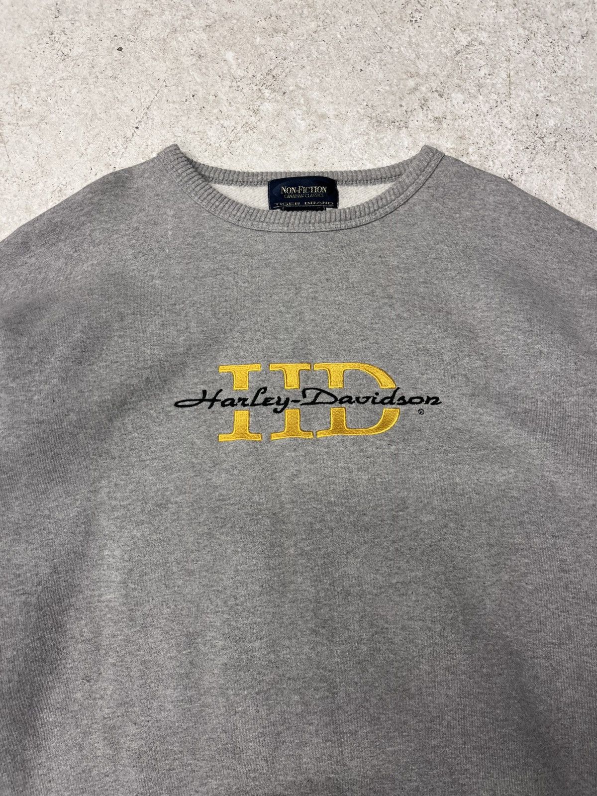 Harley Davidson Vintage grey harley davidson sweatshirt Size US L / EU 52-54 / 3 - 1 Thumbnail