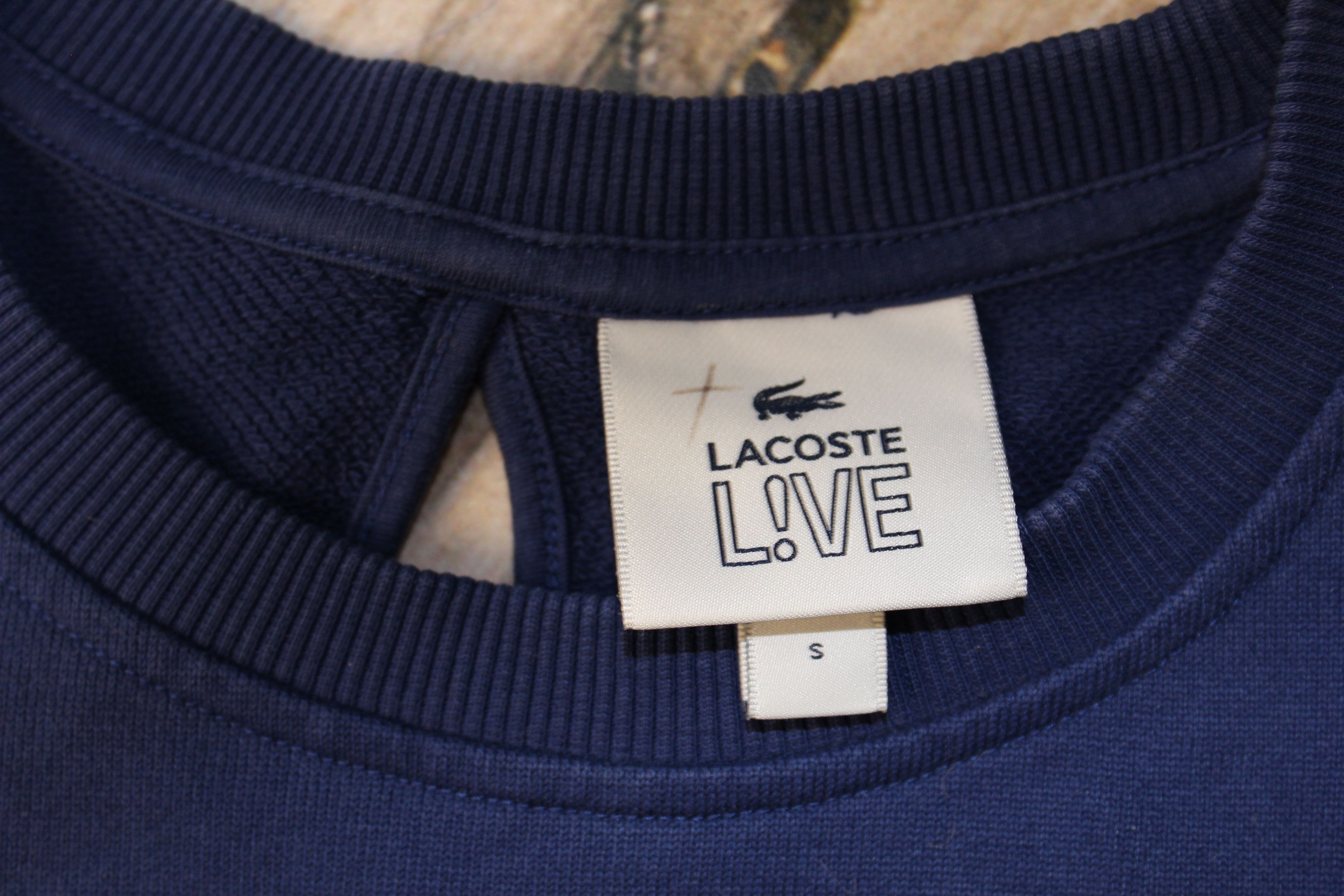 Lacoste Women's Lacoste Live Blue Jumper Sweater Size S / US 4 / IT 40 - 7 Thumbnail