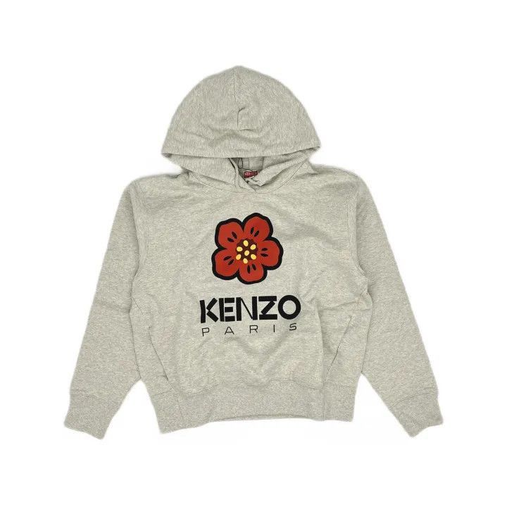 Kenzo KENZO Floral Print Hooded Sweatshirt for Women -2507 Size XL / US 12-14 / IT 48-50 - 2 Thumbnail