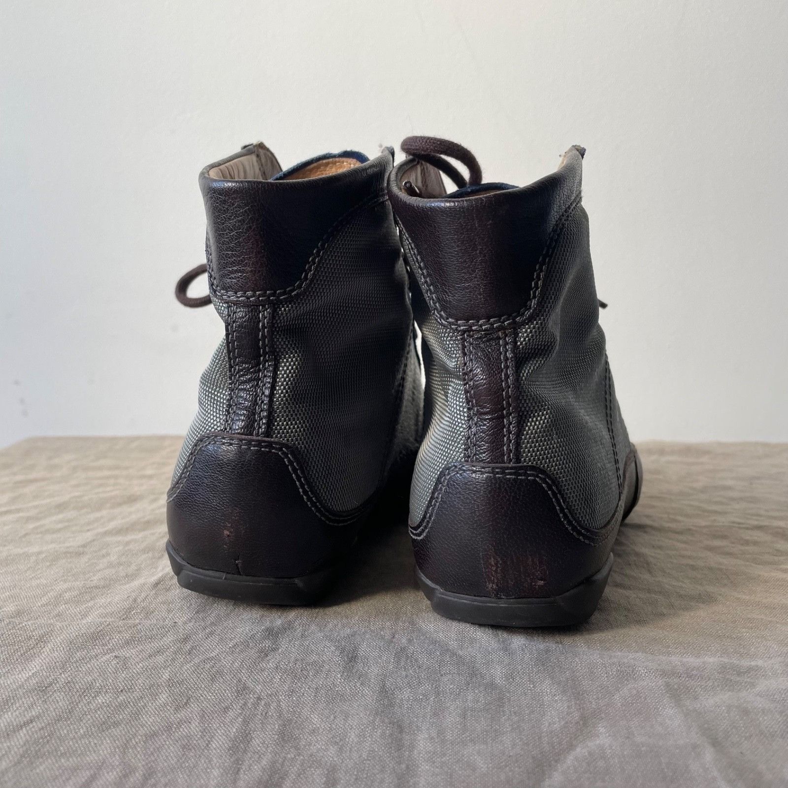 Prada Car Shoe by Prada Driving Sneakers Leather Boots 9664AC Size US 6 / IT 36 - 5 Thumbnail