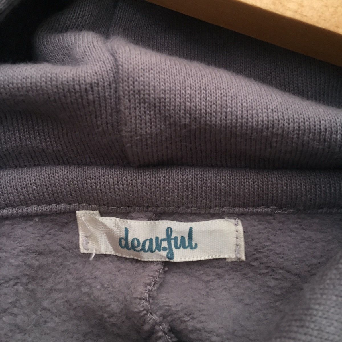 Japanese Brand Dear.ful blank oversized hoodie Size US L / EU 52-54 / 3 - 3 Thumbnail