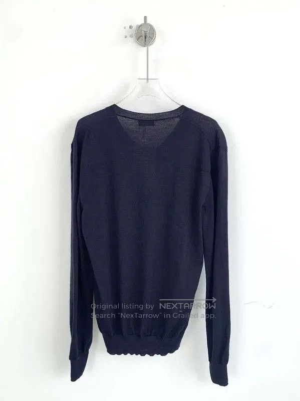 Other Dior Navy Blue Cotton Knit Pullover for Men . Size US M / EU 48-50 / 2 - 2 Thumbnail
