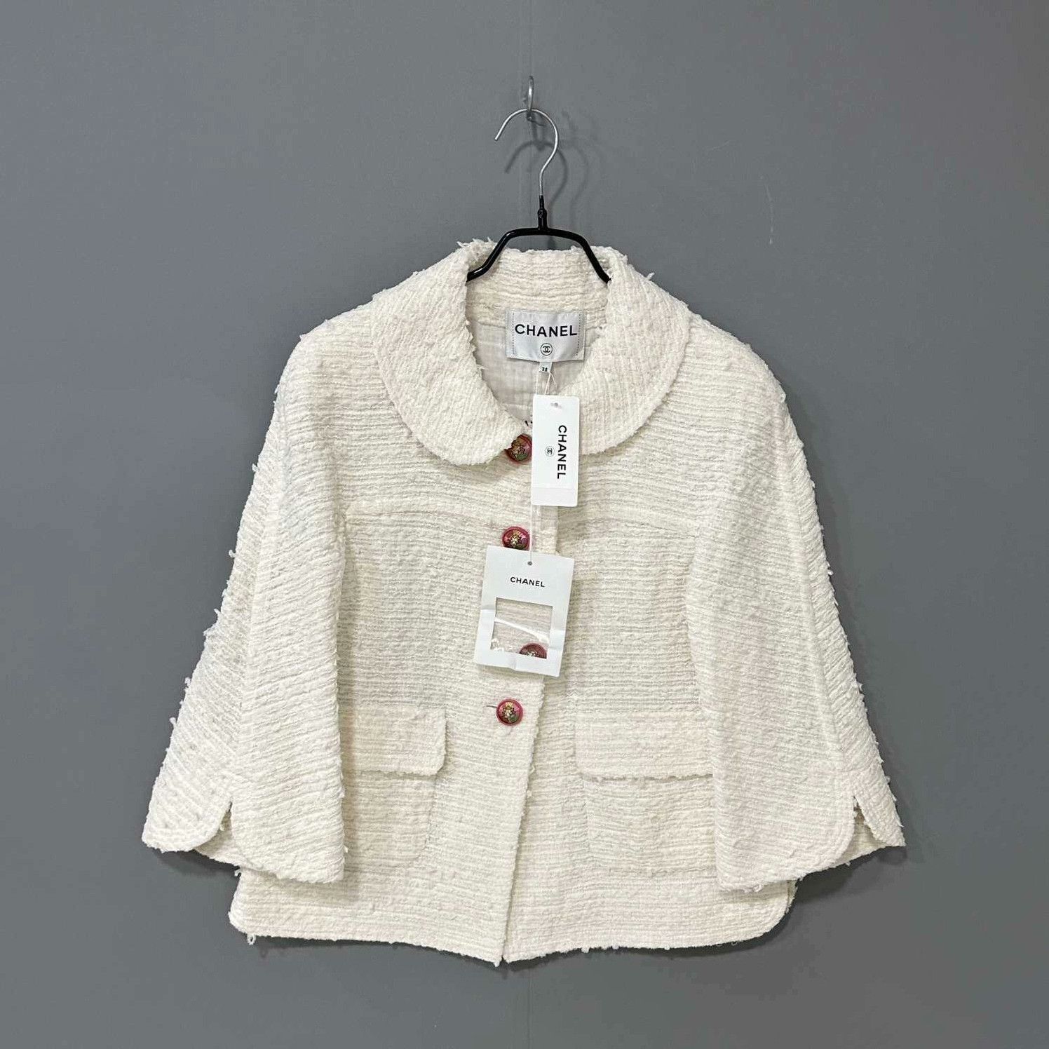 Chanel Chanel Formal White Jacket it_38 Women Size XS / US 0-2 / IT 36-38 - 1 Thumbnail