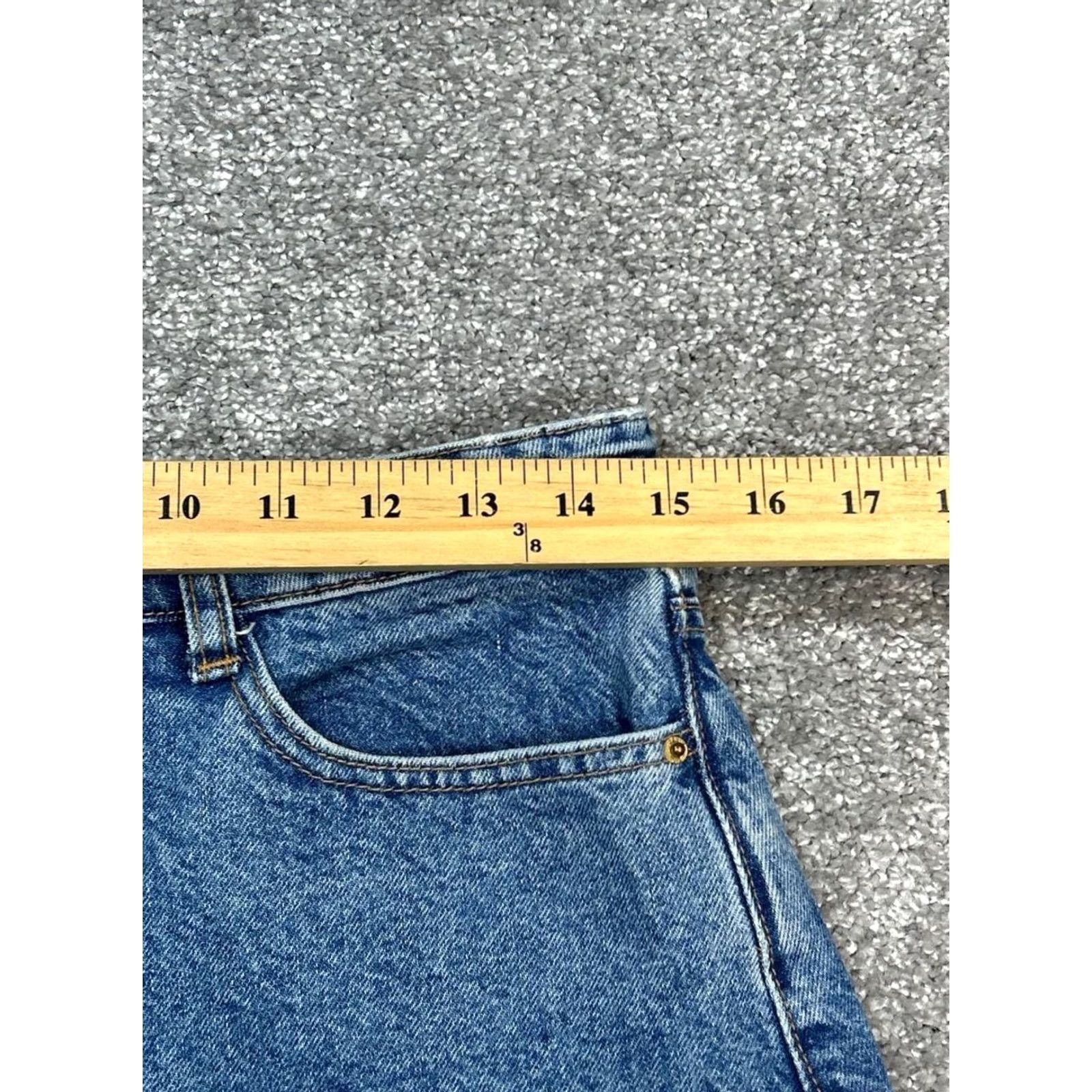 Zara Zara Shorts Women's 6 Light Medium Wash Denim Cut Offs Size 28" / US 6 / IT 42 - 5 Thumbnail