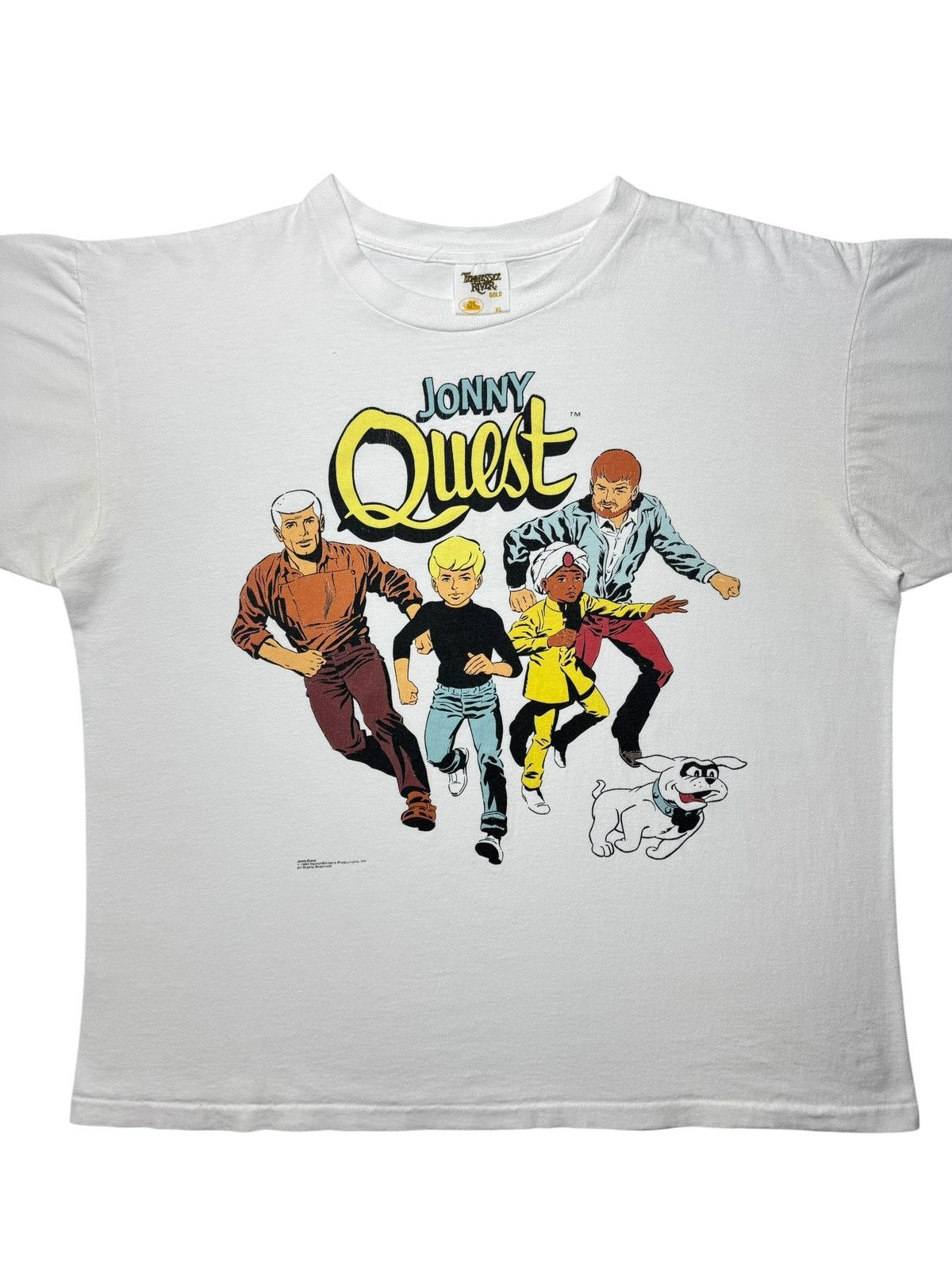 Vintage Vintage 1994 Jonny Quest Cartoon Tee Shirt Size US XL / EU 56 / 4 - 2 Thumbnail