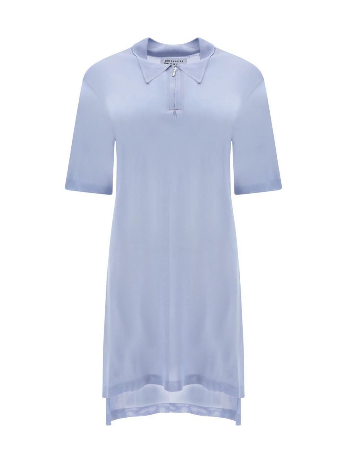 o1y0625 Polo Sweater in Light Blue