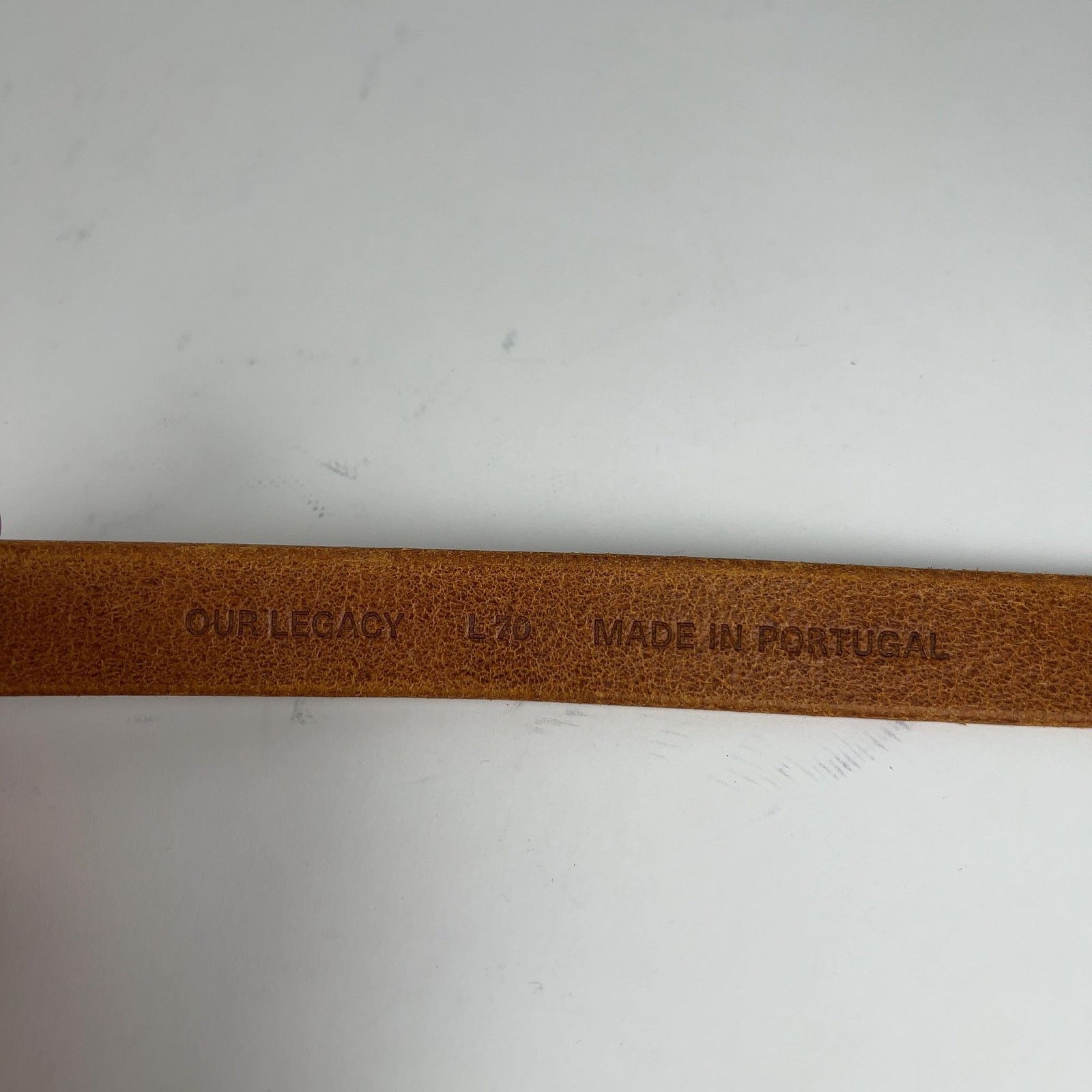Our Legacy Our Legacy 'Speed' Leather Belt Size 26 - 7 Thumbnail