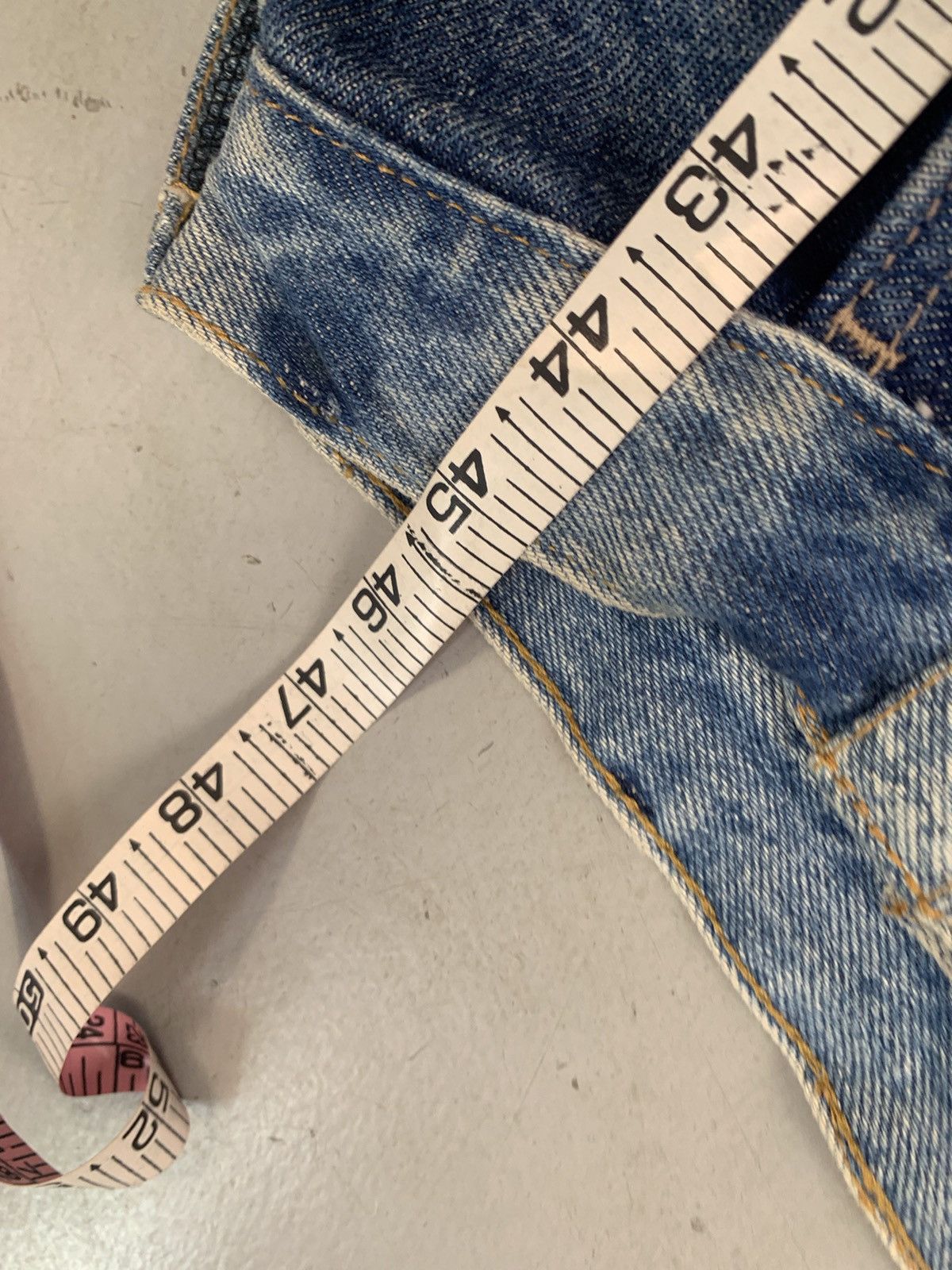 Levi's upcycled acid wash distressed baggy fit denim Size US 28 / EU 44 - 11 Thumbnail