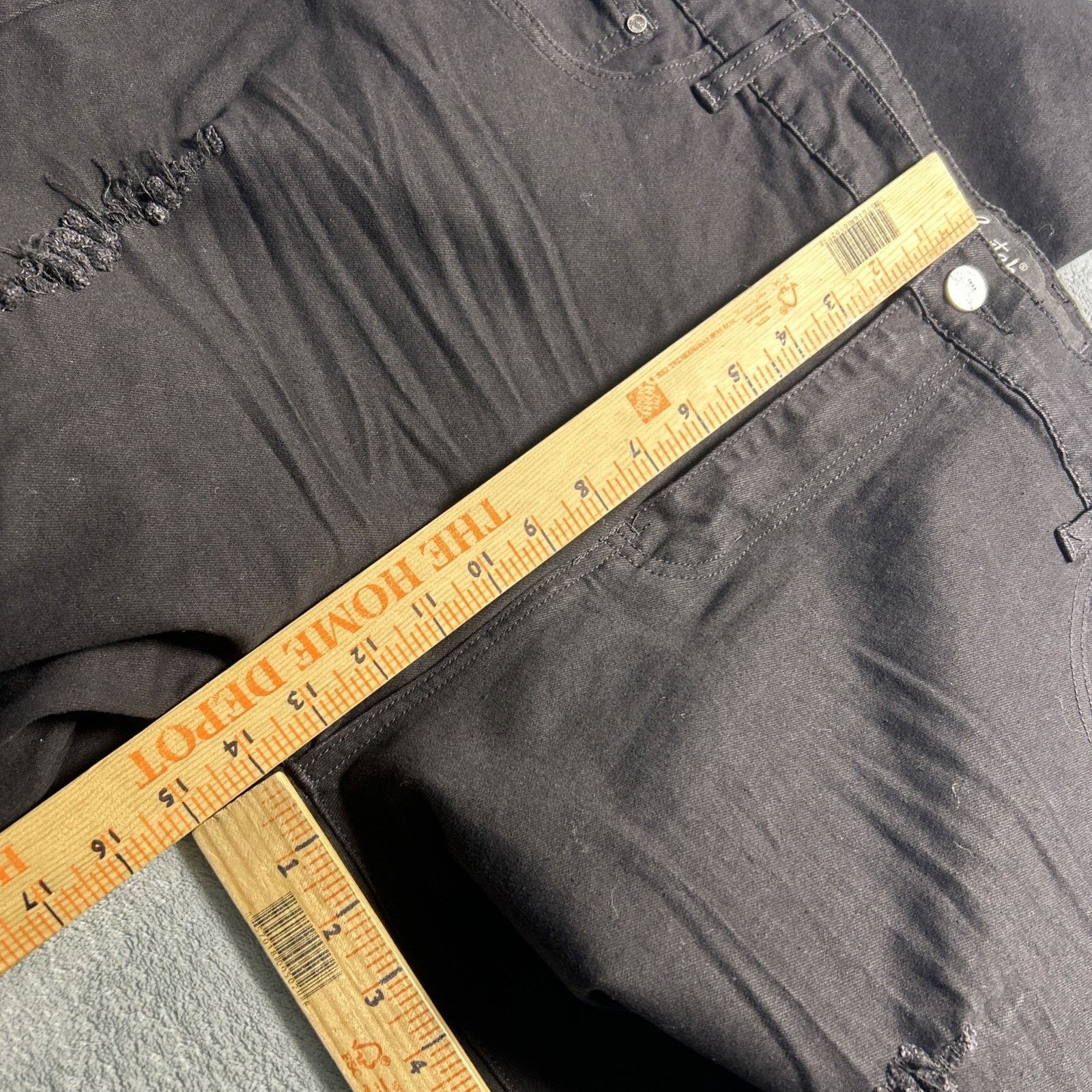 JNCO Relaxed Straight Leg Jeans Mens 44x32 Rips Loose Hamilton Size US 44 / EU 60 - 14 Thumbnail