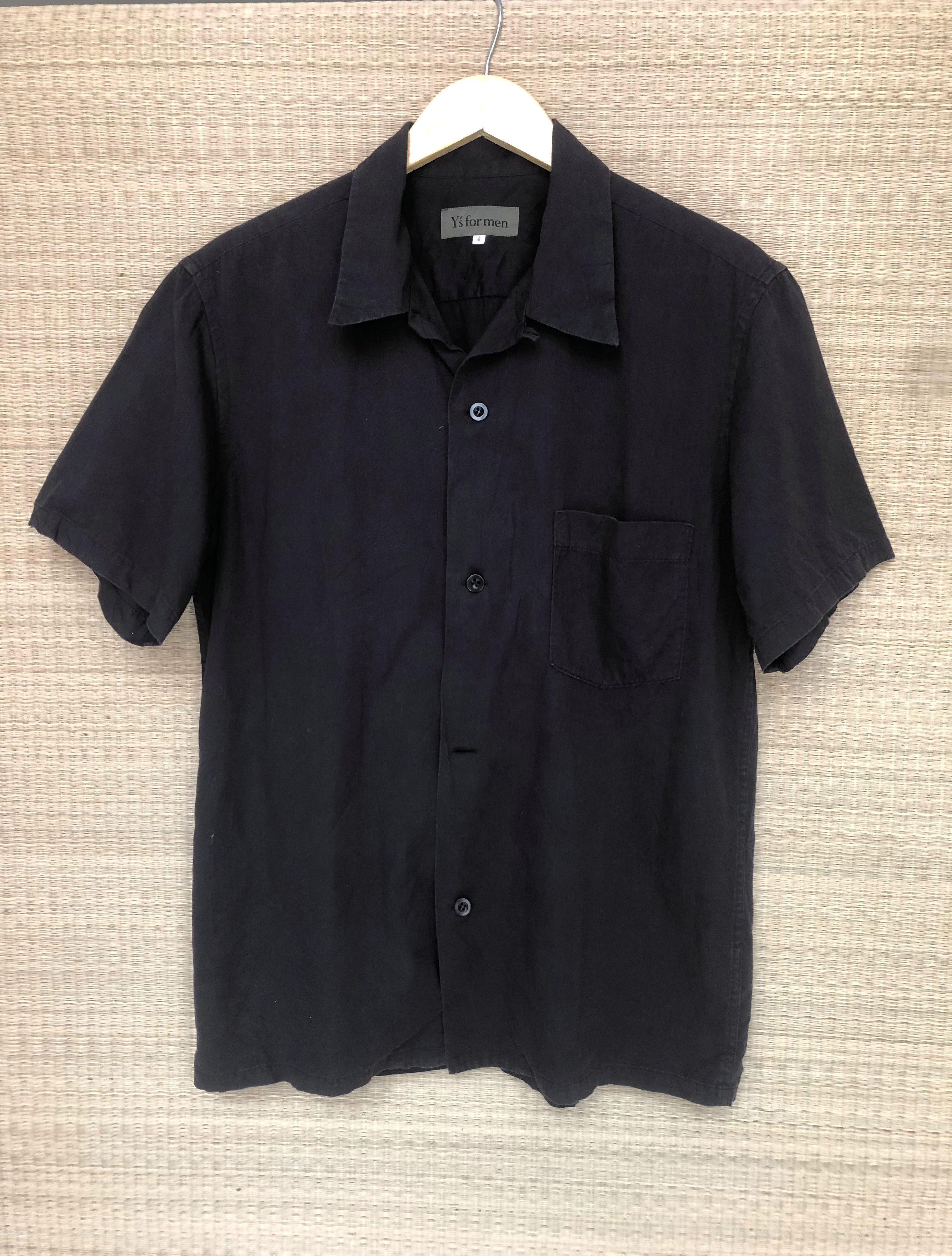 Y's for Men black camp shirt Size US S / EU 44-46 / 1 - 1 Thumbnail