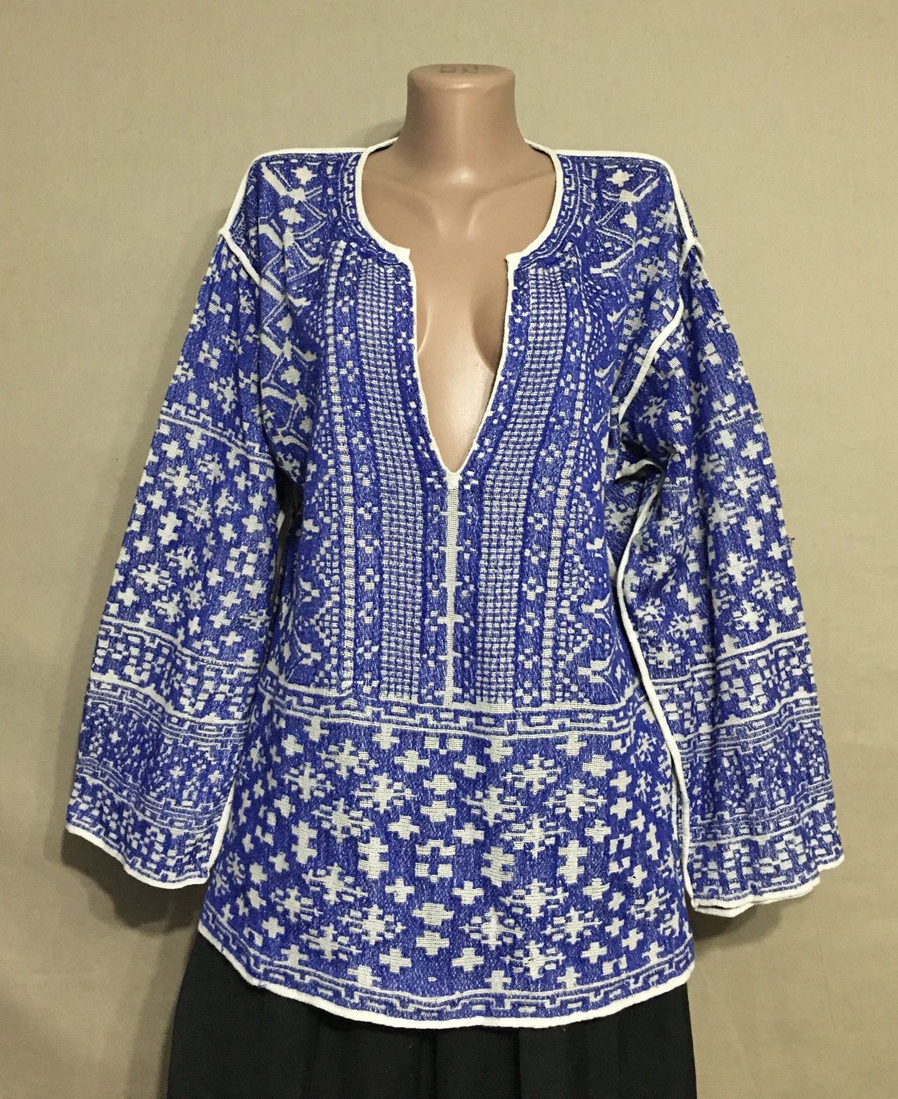 Isabel Marant × Isabel Marant Etoile Isabel Marant Etoile Blue Knit Womens Tunic Tricot Size L Size L / US 10 / IT 46 - 1 Thumbnail