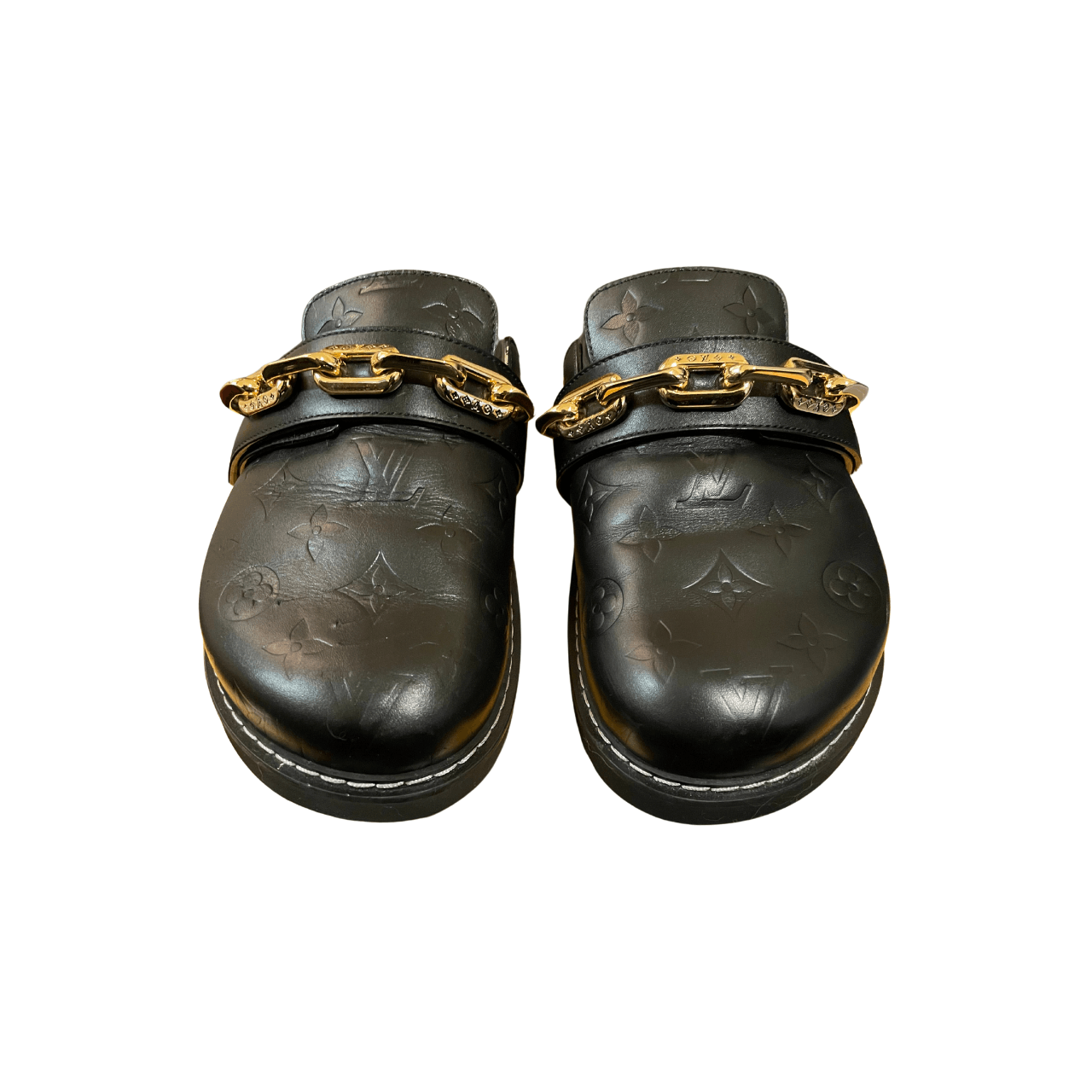 Louis Vuitton Louis Vuitton Cosy Flat Comfort Clogs - Leather - Size 38 Size US 7 / IT 37 - 2 Thumbnail
