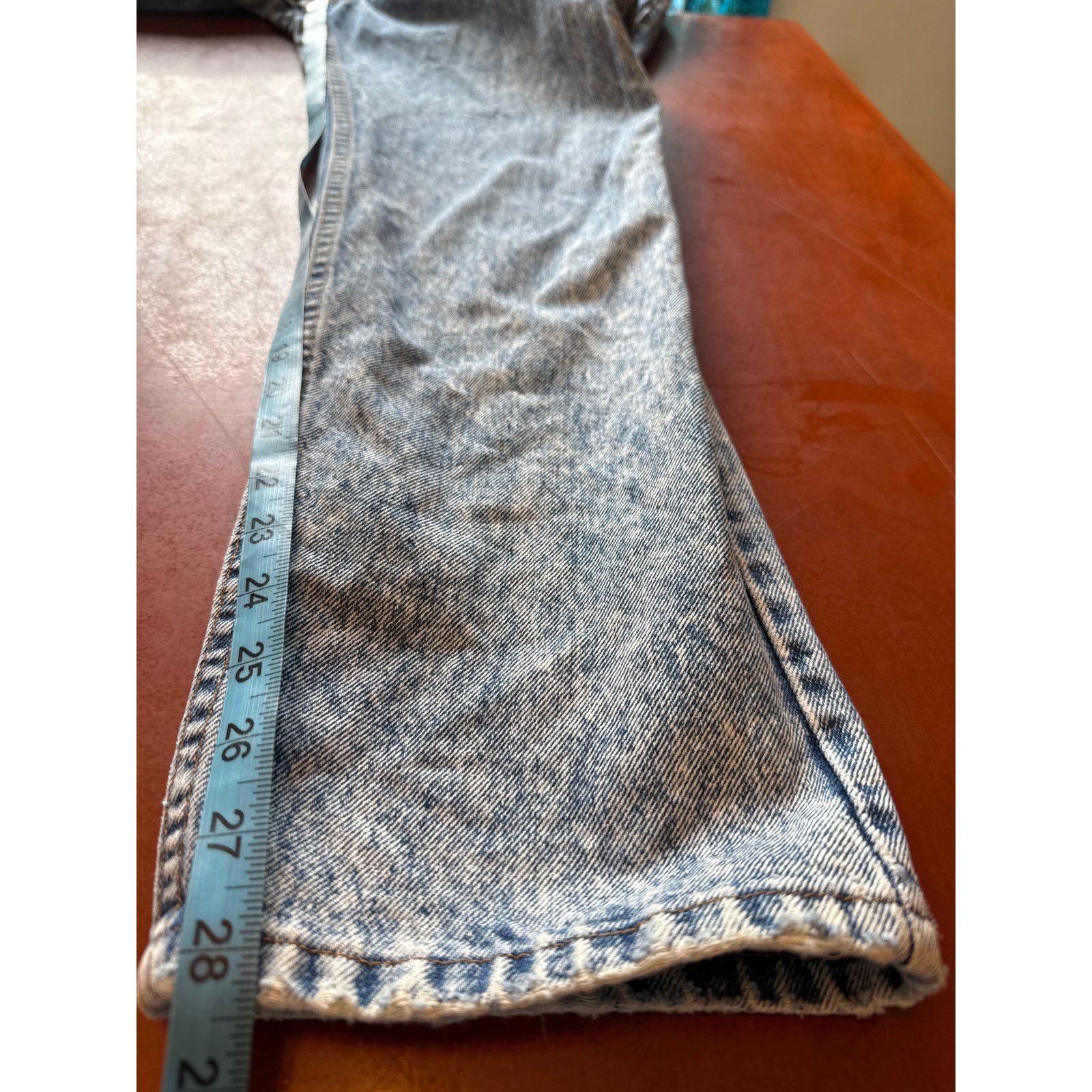 Levi's Vintage Levi’s Acid Wash 80's Blue Jeans 32x30 Made in USA Size US 32 / EU 48 - 4 Thumbnail