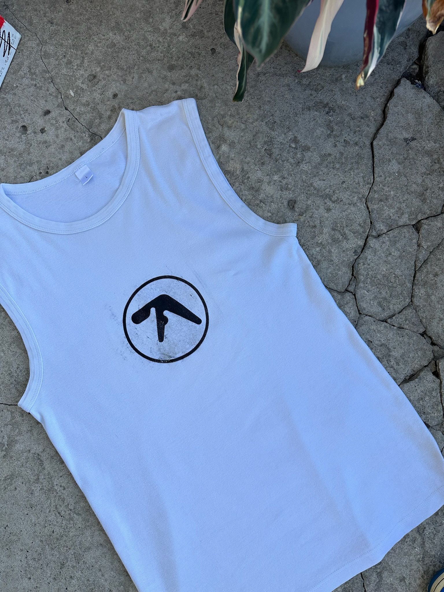 Apex Vintage APHEX TWIN Logo Scratching Tank Tops Size US L / EU 52-54 / 3 - 11 Thumbnail