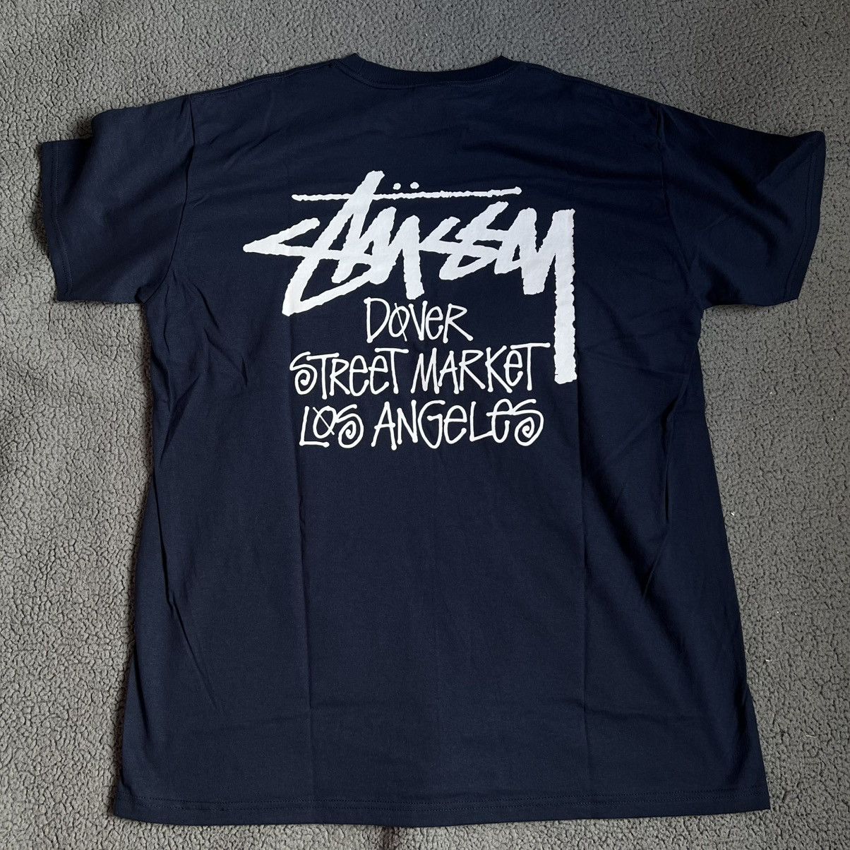 Stussy Stussy Dover Street Market Los Angeles Navy T-Shirt Size L 