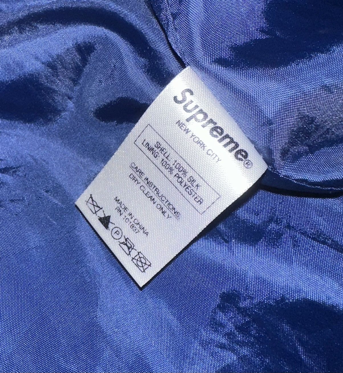 Supreme Supreme FW15 Silk Bomber Jacket Size US XL / EU 56 / 4 - 5 Thumbnail