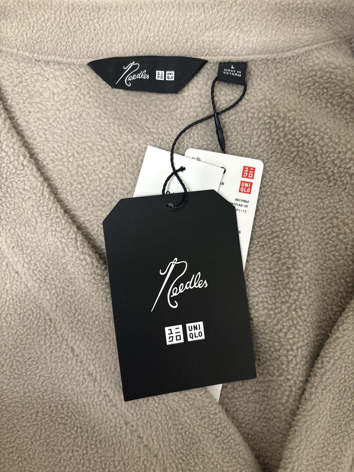 Needles × Uniqlo Uniqlo x Needles Fleece Cardigan Size US L / EU 52-54 / 3 - 4 Thumbnail