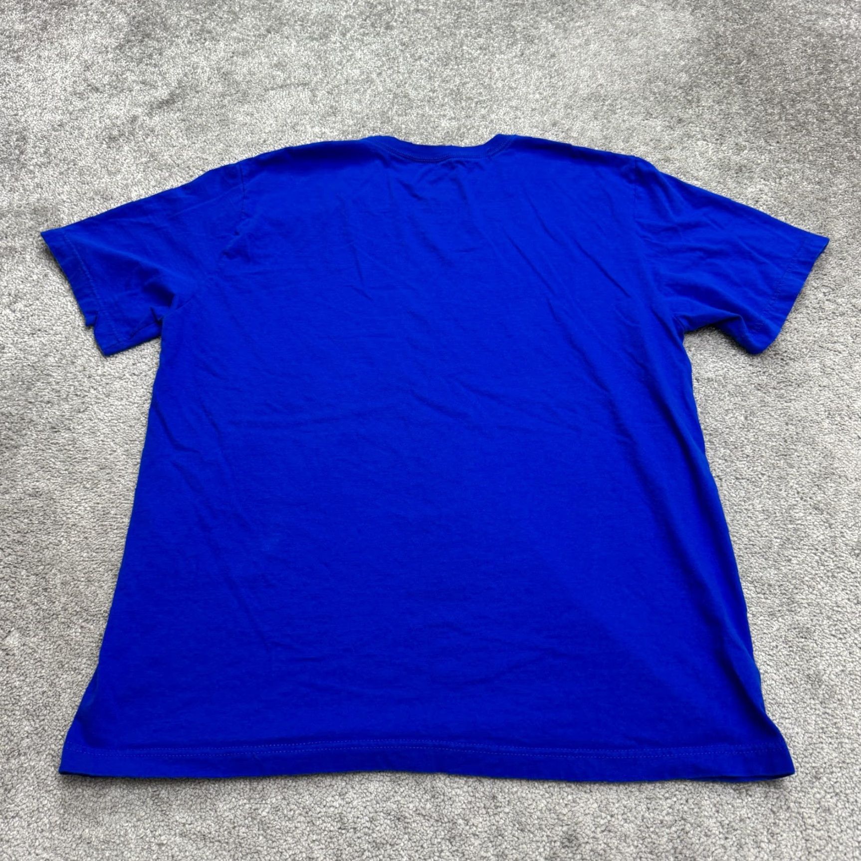 Nike Nike T-Shirt Shirt Men XL Blue Short Sleeve Crew Neck Logo Athletic Fit 100% Cotton Sports Activewear 10s Size US XL / EU 56 / 4 - 2 Thumbnail